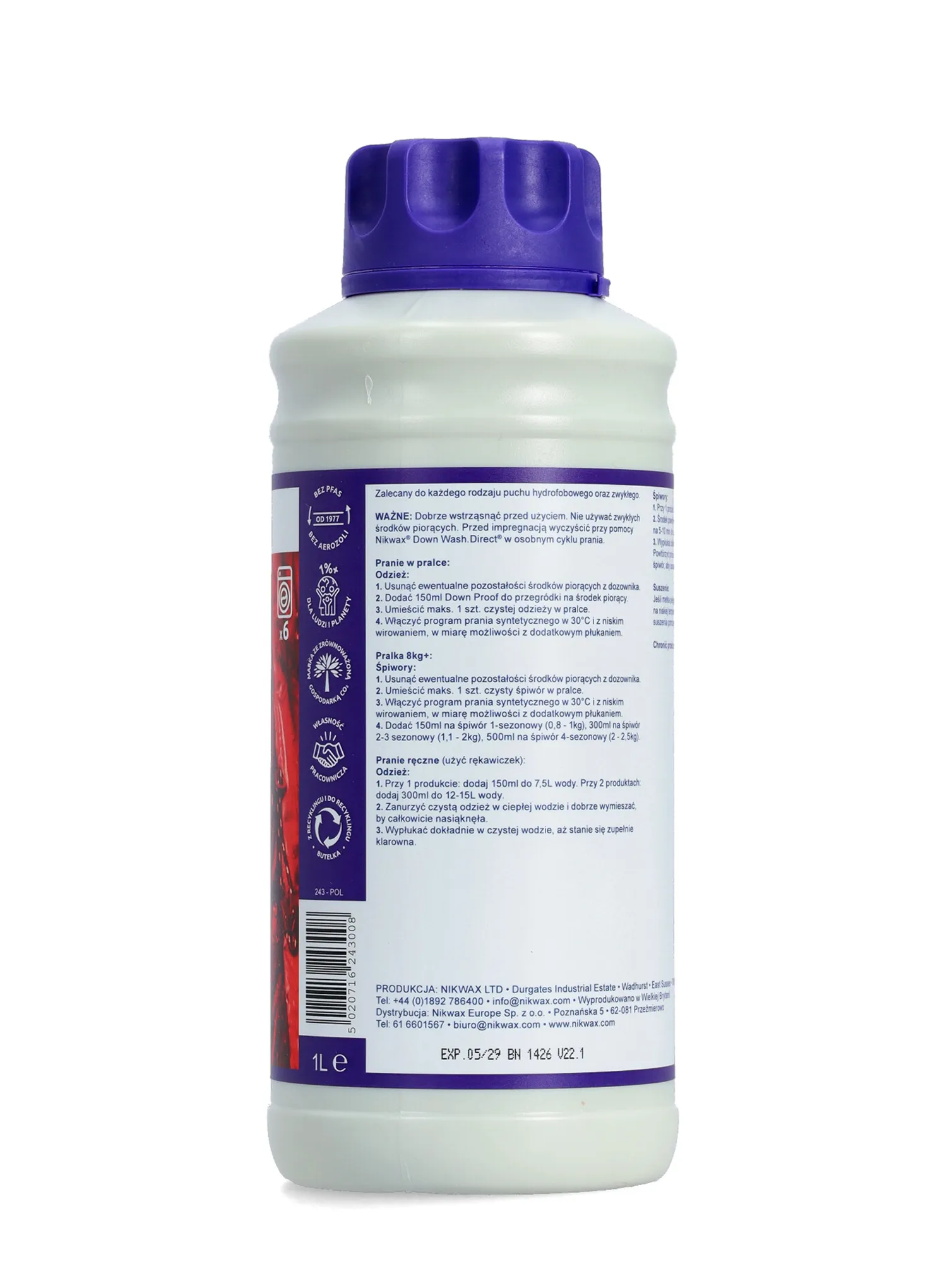 Импрегнатор Nikwax Down Proof 1 L