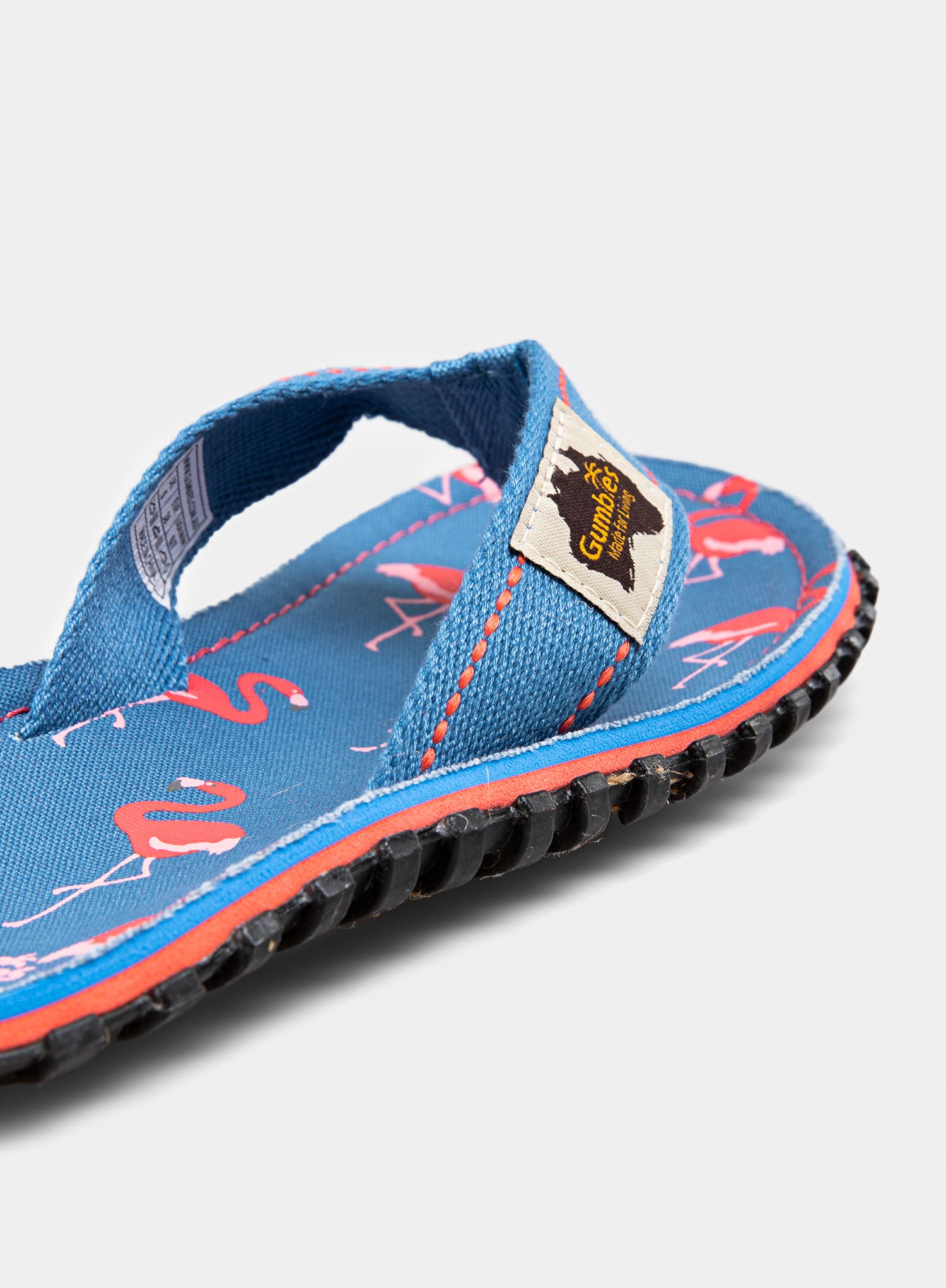 Дамски джапанки Gumbies Islander Canvas Flip-Flops - flamingo