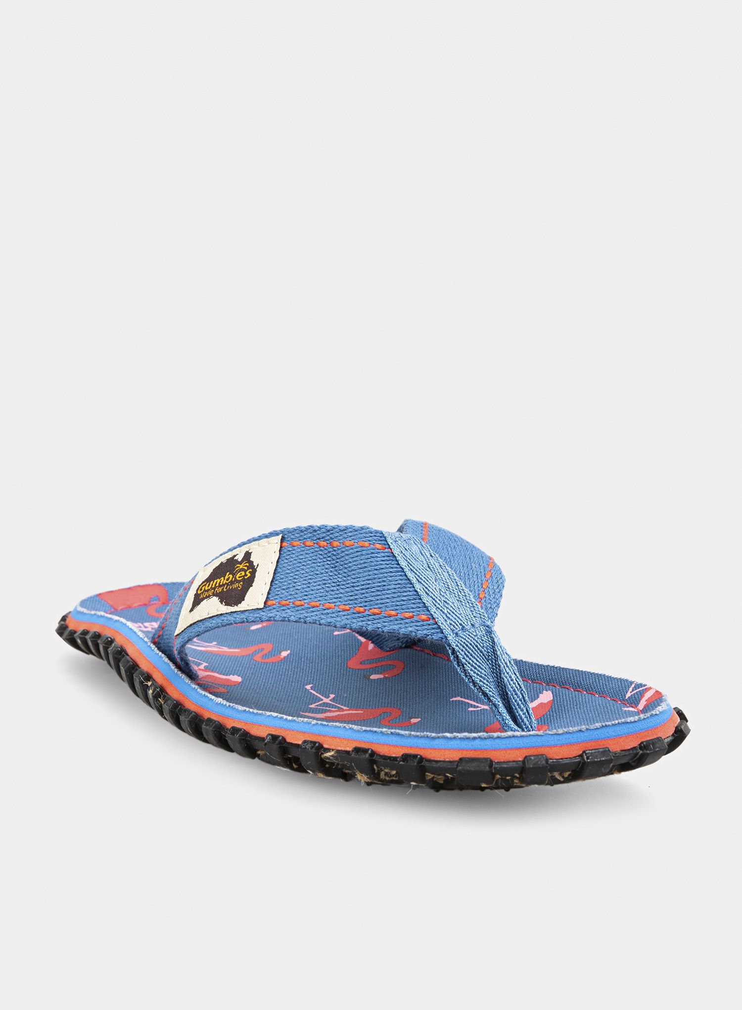 Дамски джапанки Gumbies Islander Canvas Flip-Flops - flamingo