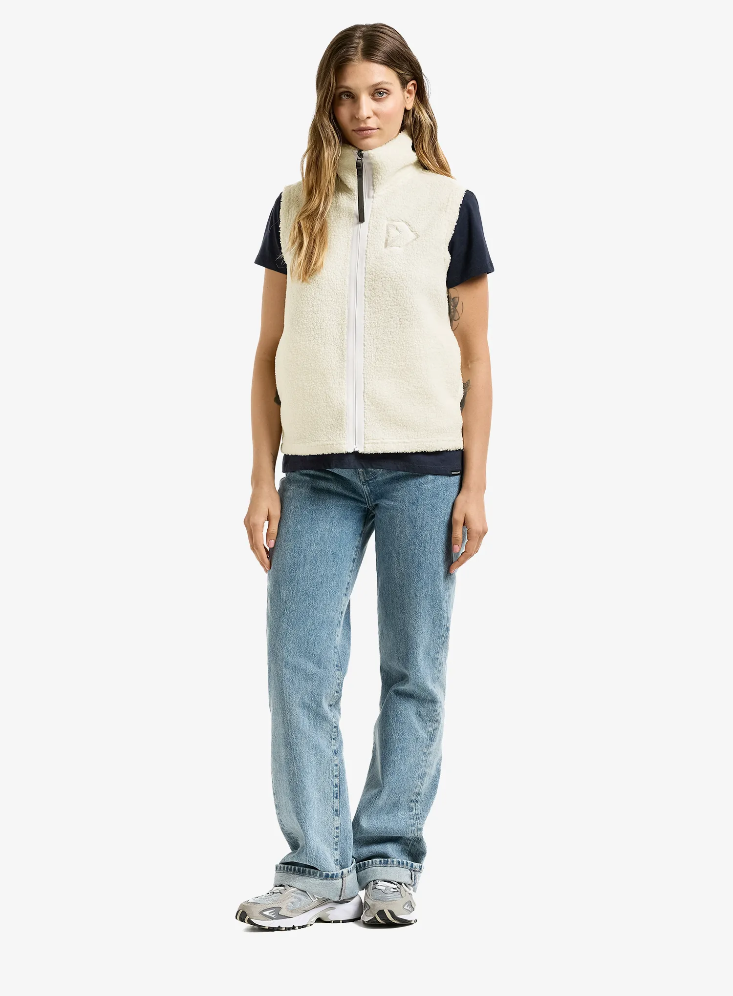 Дамски елек Didriksons Kiana Vest - white foam