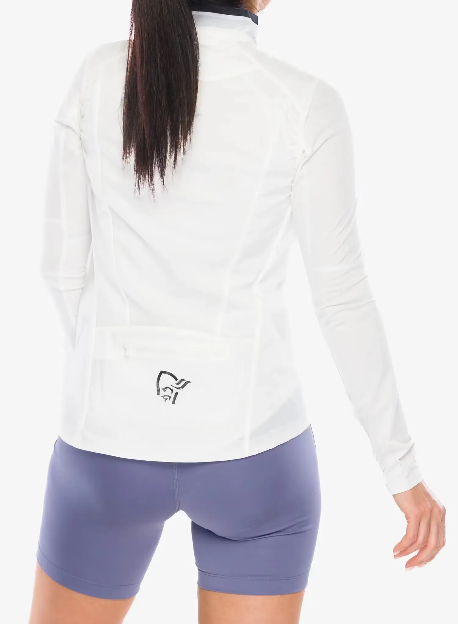 Дамски елек Norrona Senja Aero90 Vest - snow white
