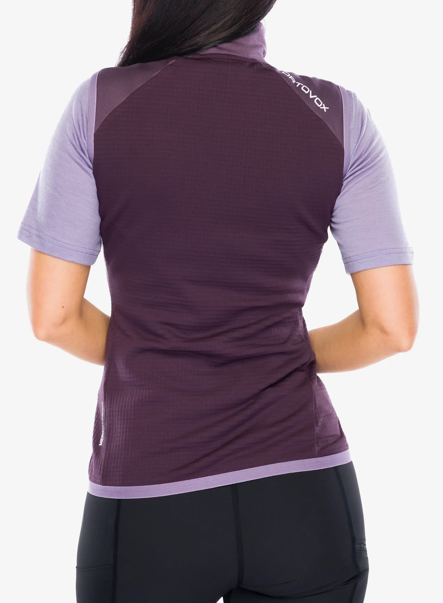 Дамски елек Ortovox Fleece Grid Vest - dark wild berry