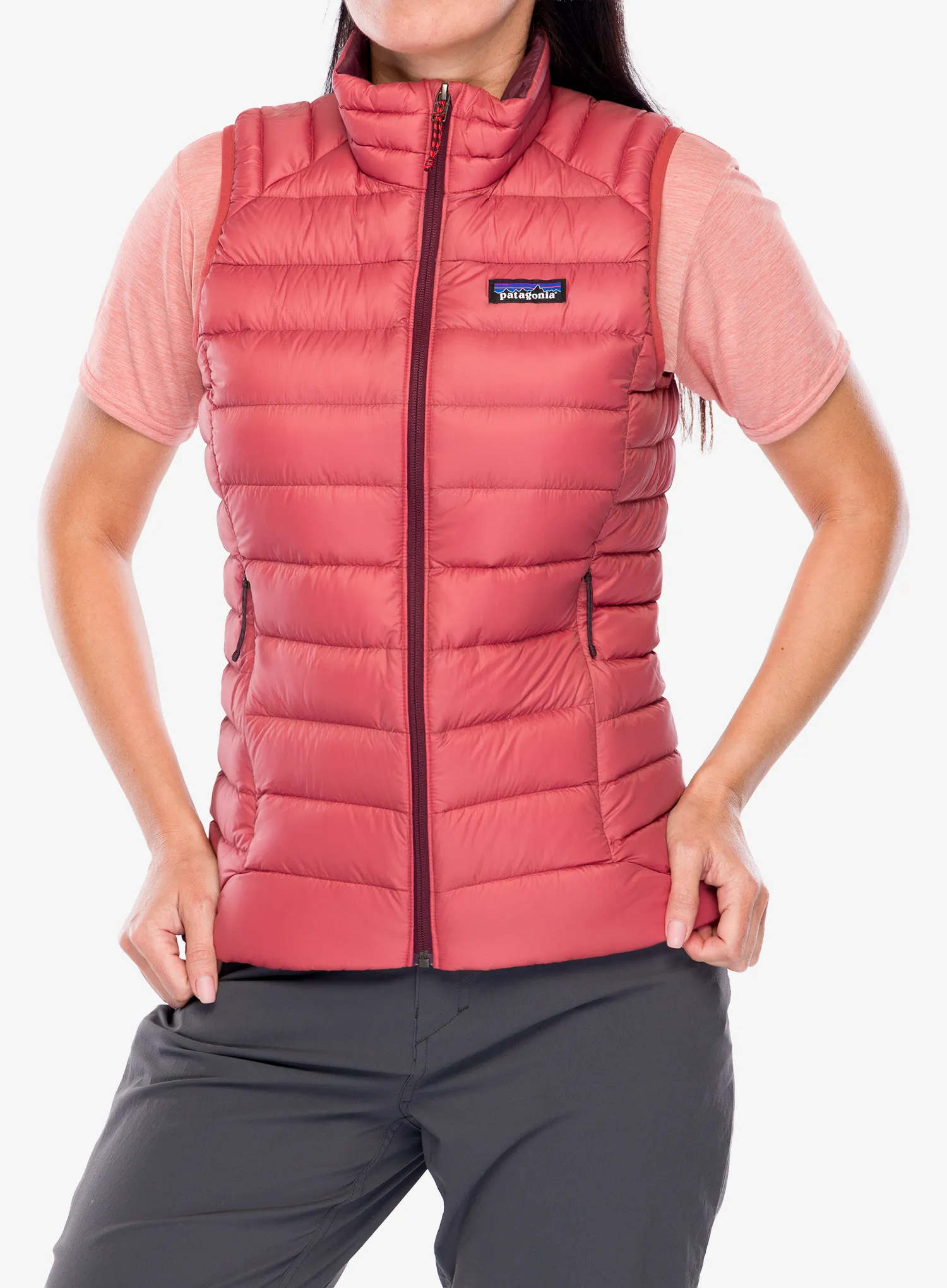 Дамски елек Patagonia Down Sweater Vest - potters red