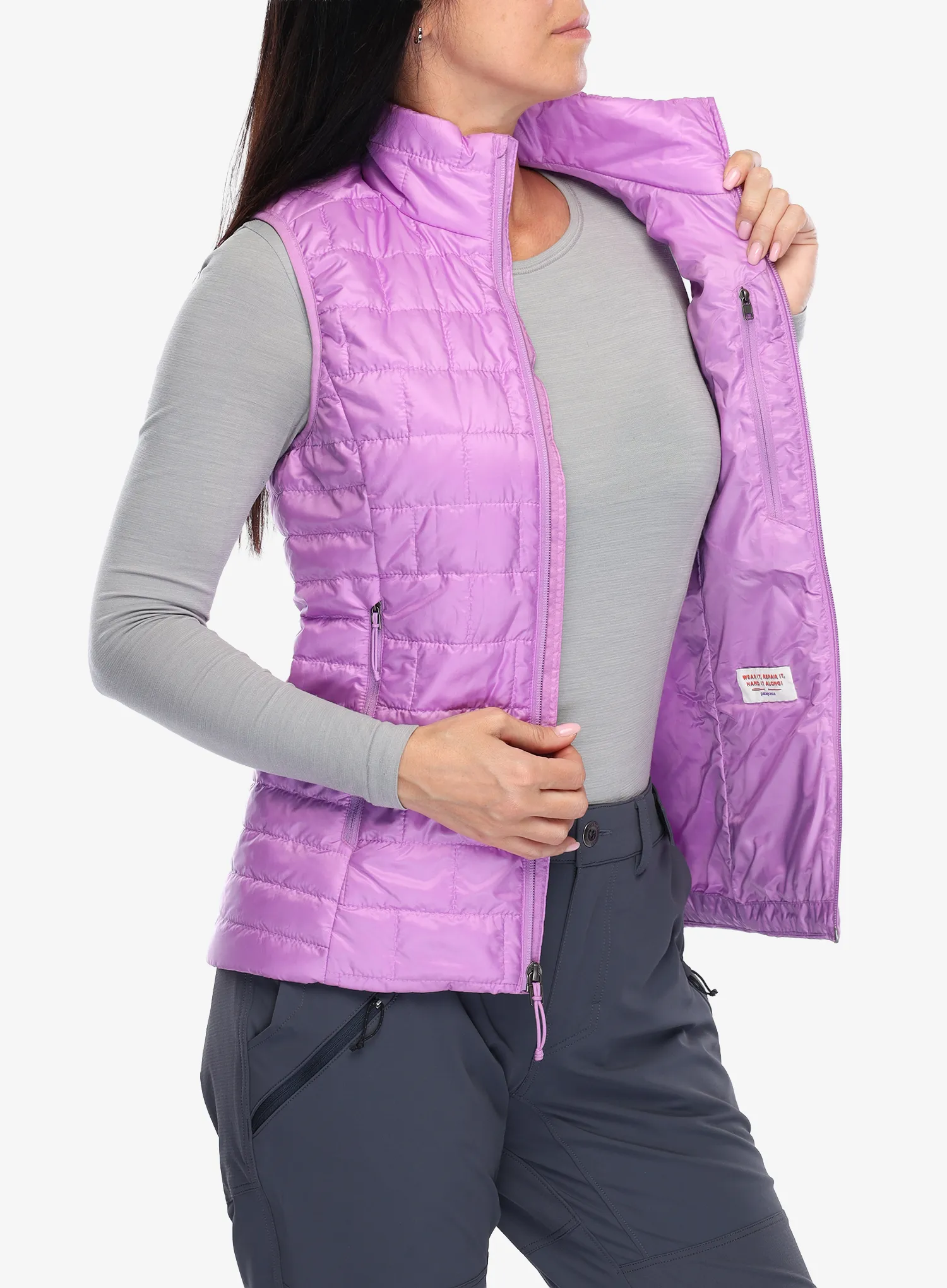 Дамски елек Patagonia Nano Puff Vest - brisk purple