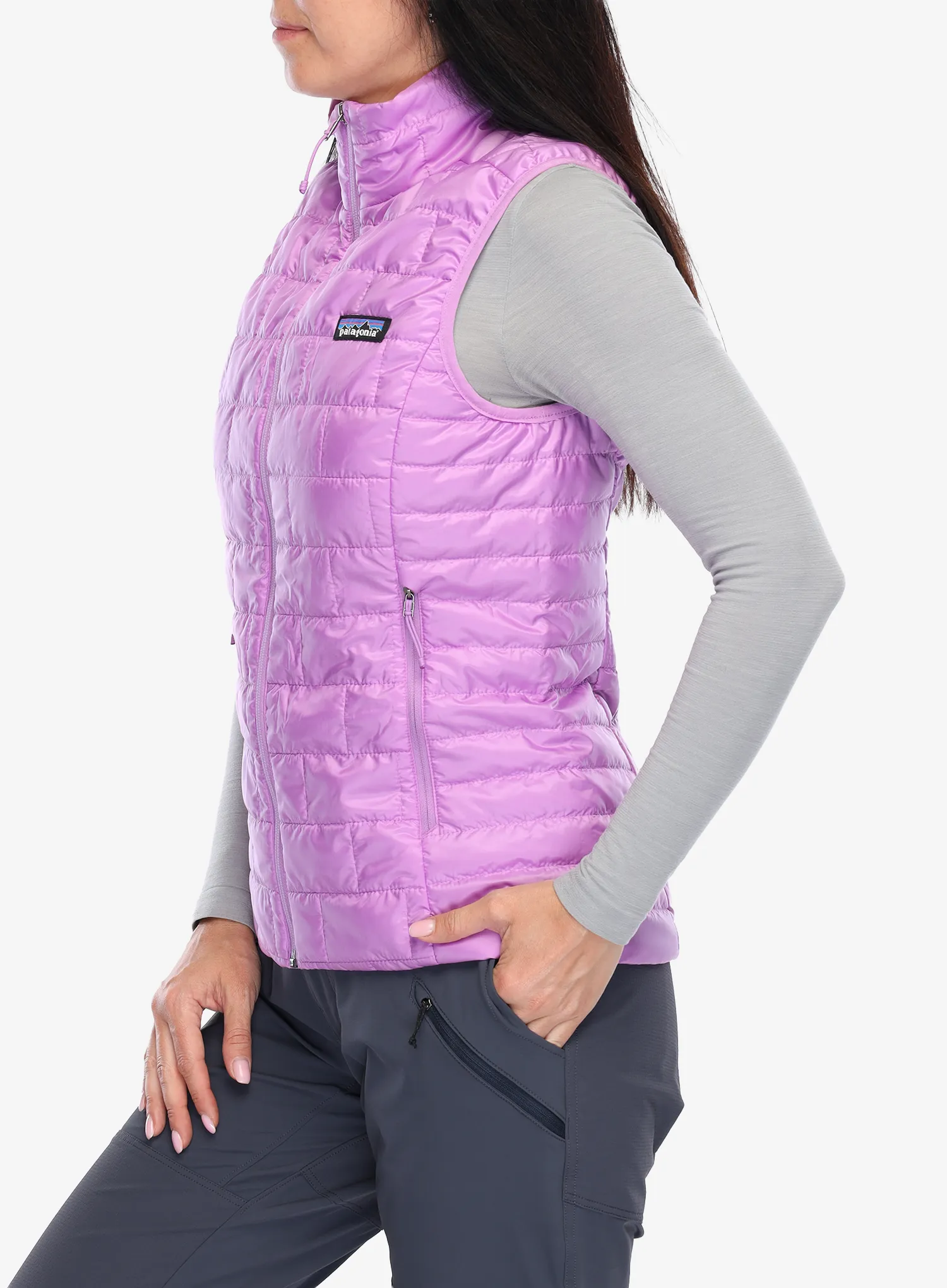 Дамски елек Patagonia Nano Puff Vest - brisk purple