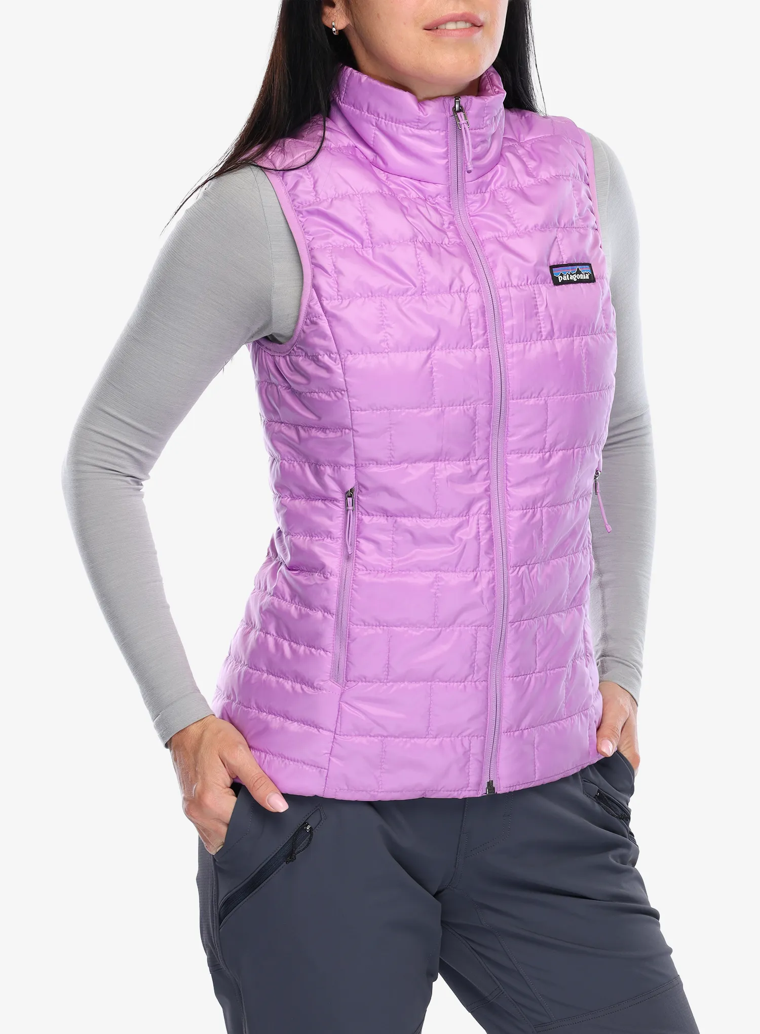 Дамски елек Patagonia Nano Puff Vest - brisk purple