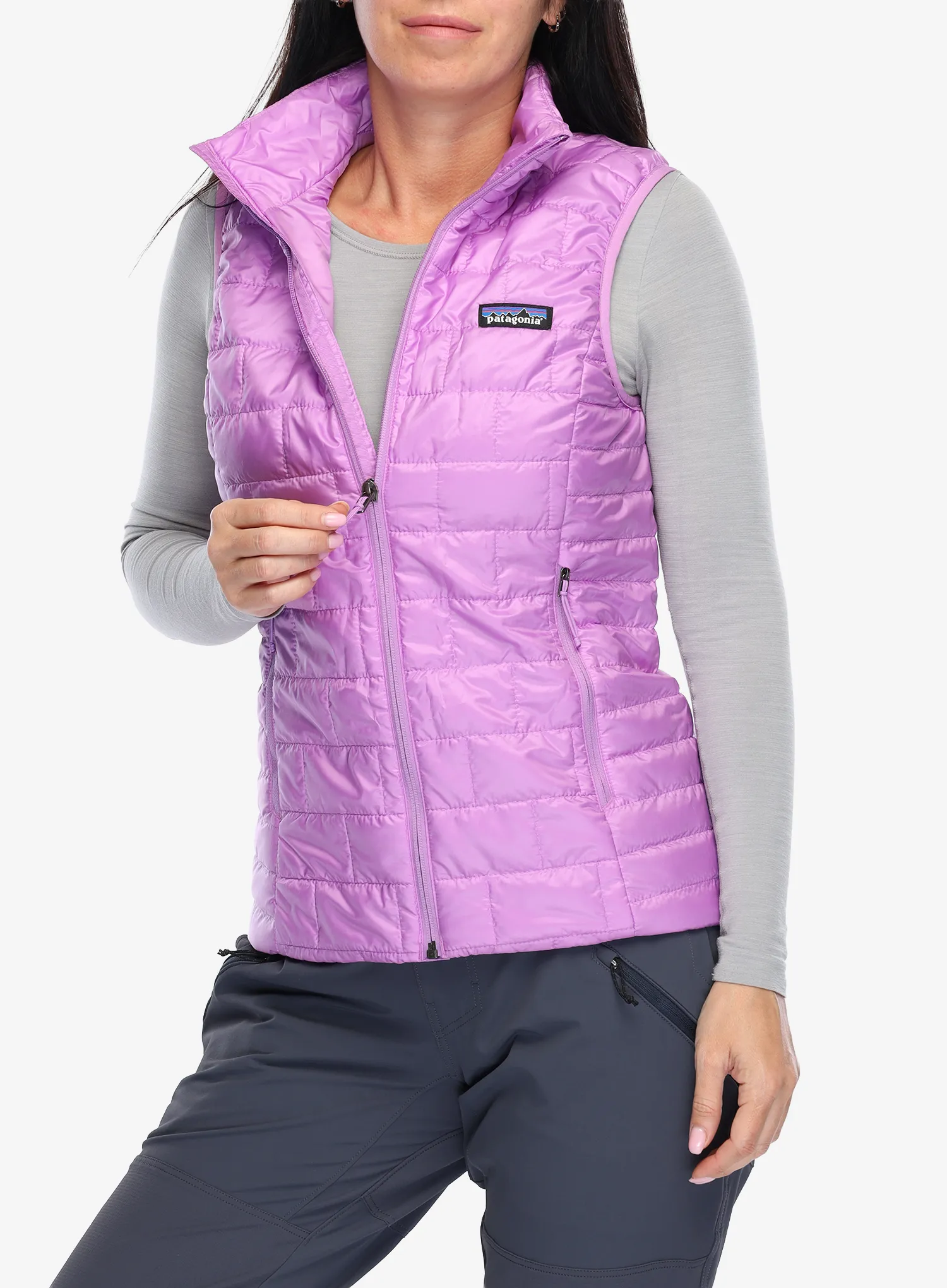 Дамски елек Patagonia Nano Puff Vest - brisk purple