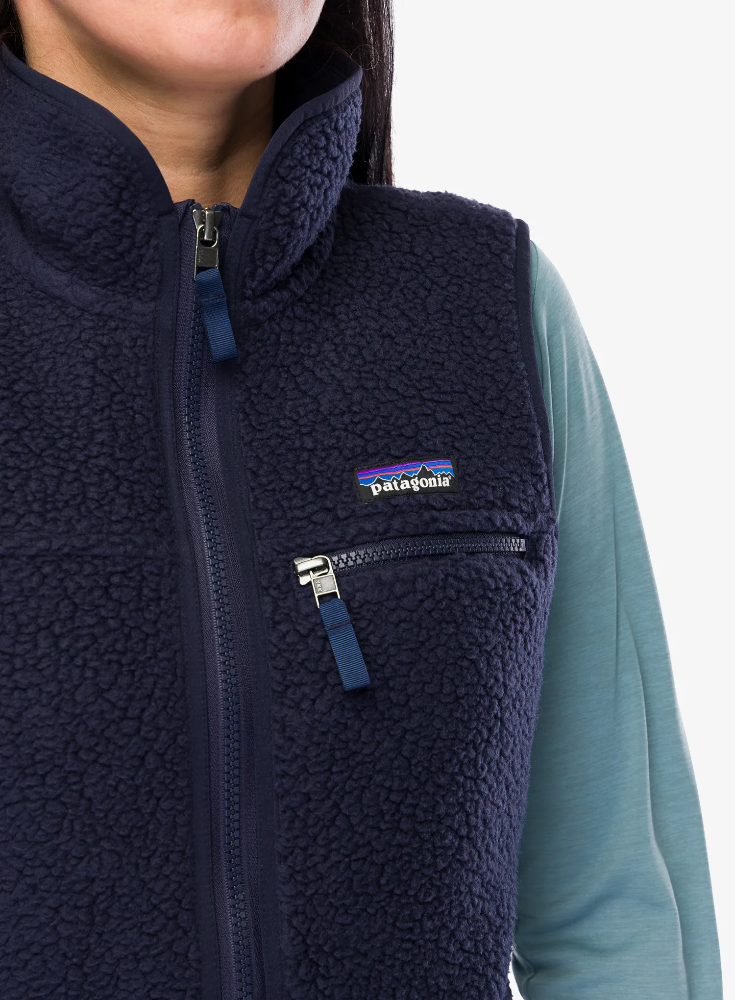 Дамски елек Patagonia Retro Pile Vest - sunken blue