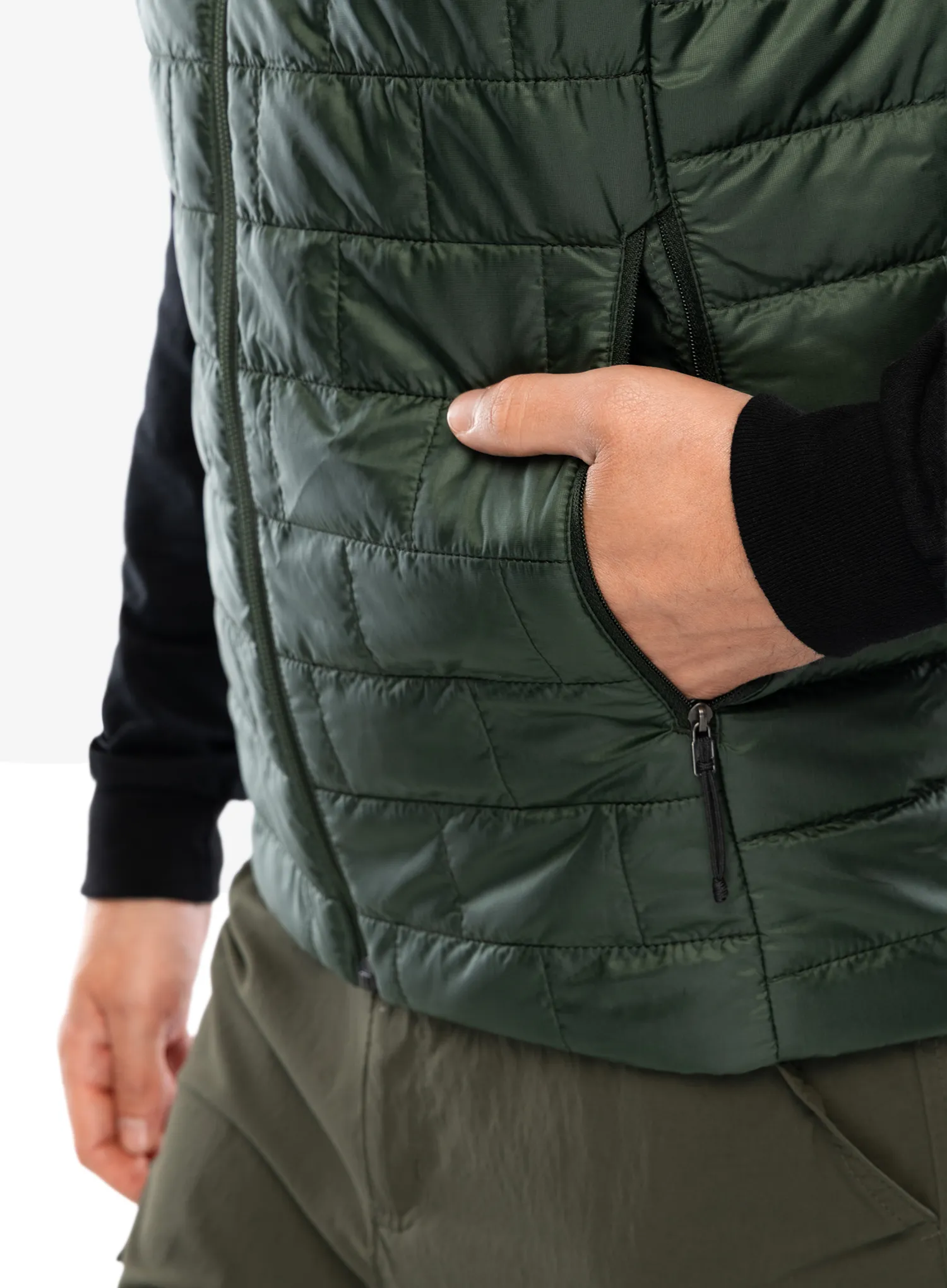 Елек Patagonia Nano Puff Vest - old growth green