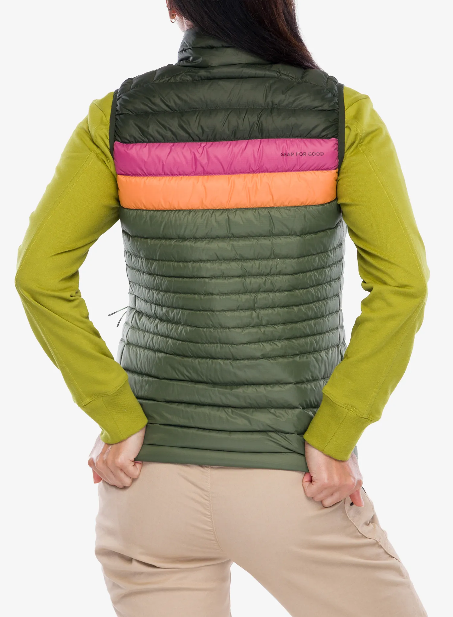 Дамски пухен елек Cotopaxi Fuego Down Vest - woods/fatigue