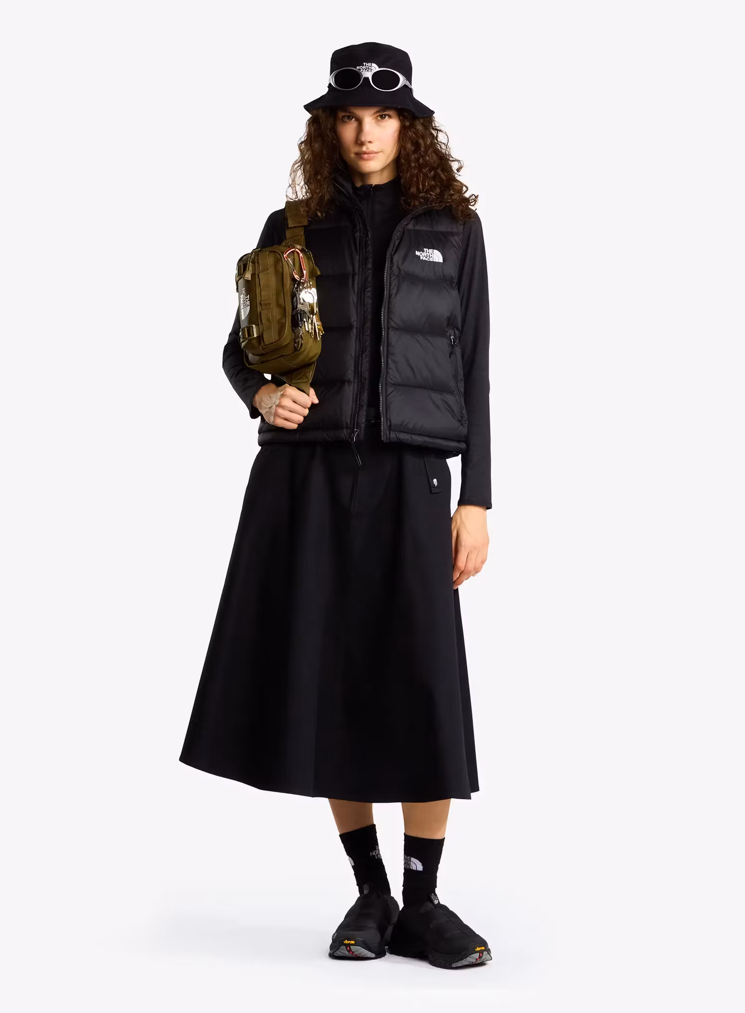 Дамски пухен елек The North Face Hydrenalite Down A-Line Vest - tnf black