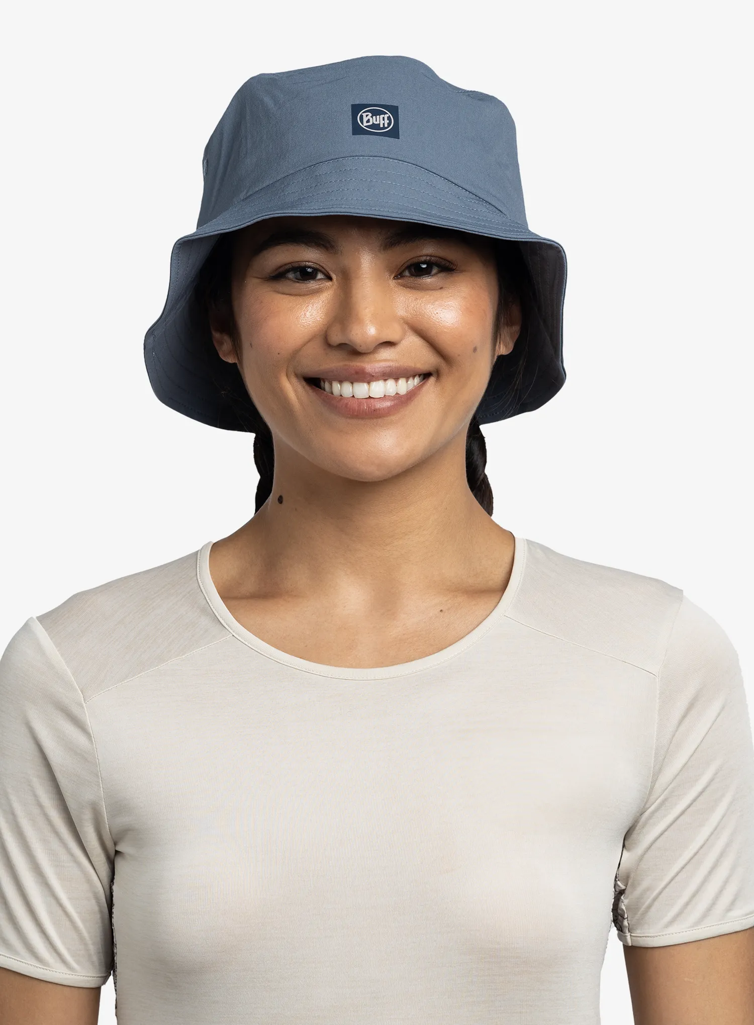 Шапка с периферия Buff Adventure Bucket Hat - solid stone blue