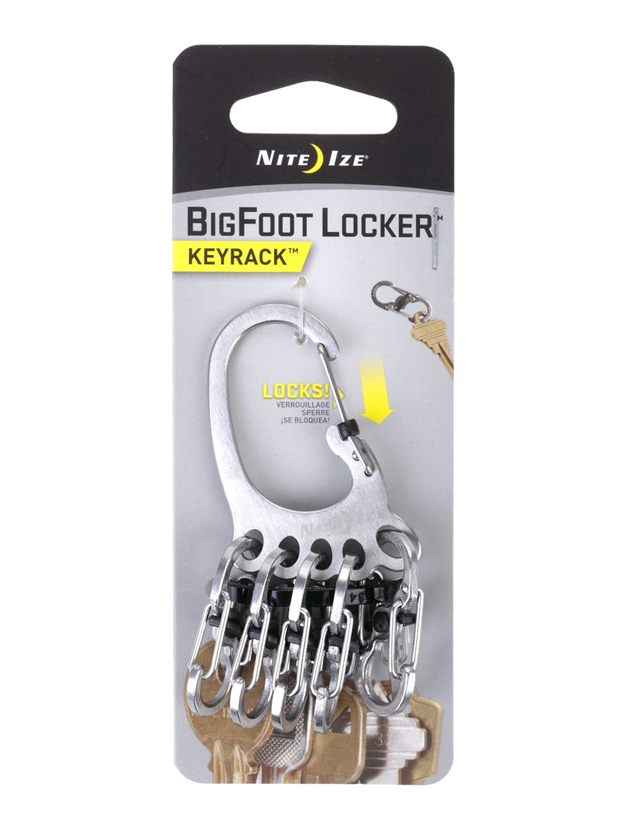 Карабинер Nite Ize BigFoot KeyRack Locker - steel