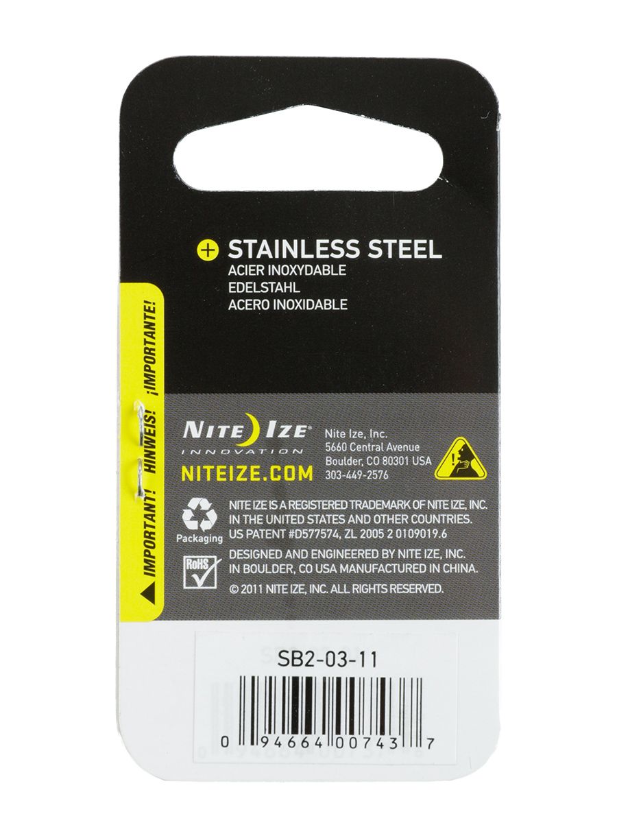 Карабинер Nite Ize S-Biner 2 - steel