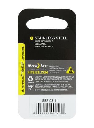 Карабинер Nite Ize S-Biner 2 - steel