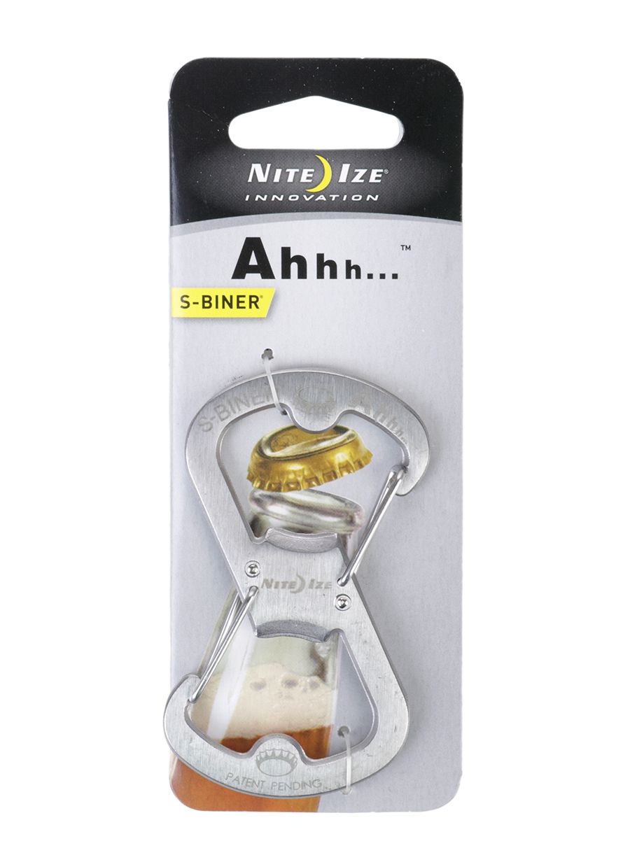 Карабинер Nite Ize S-Biner Ahhh Bottle Opener - steel