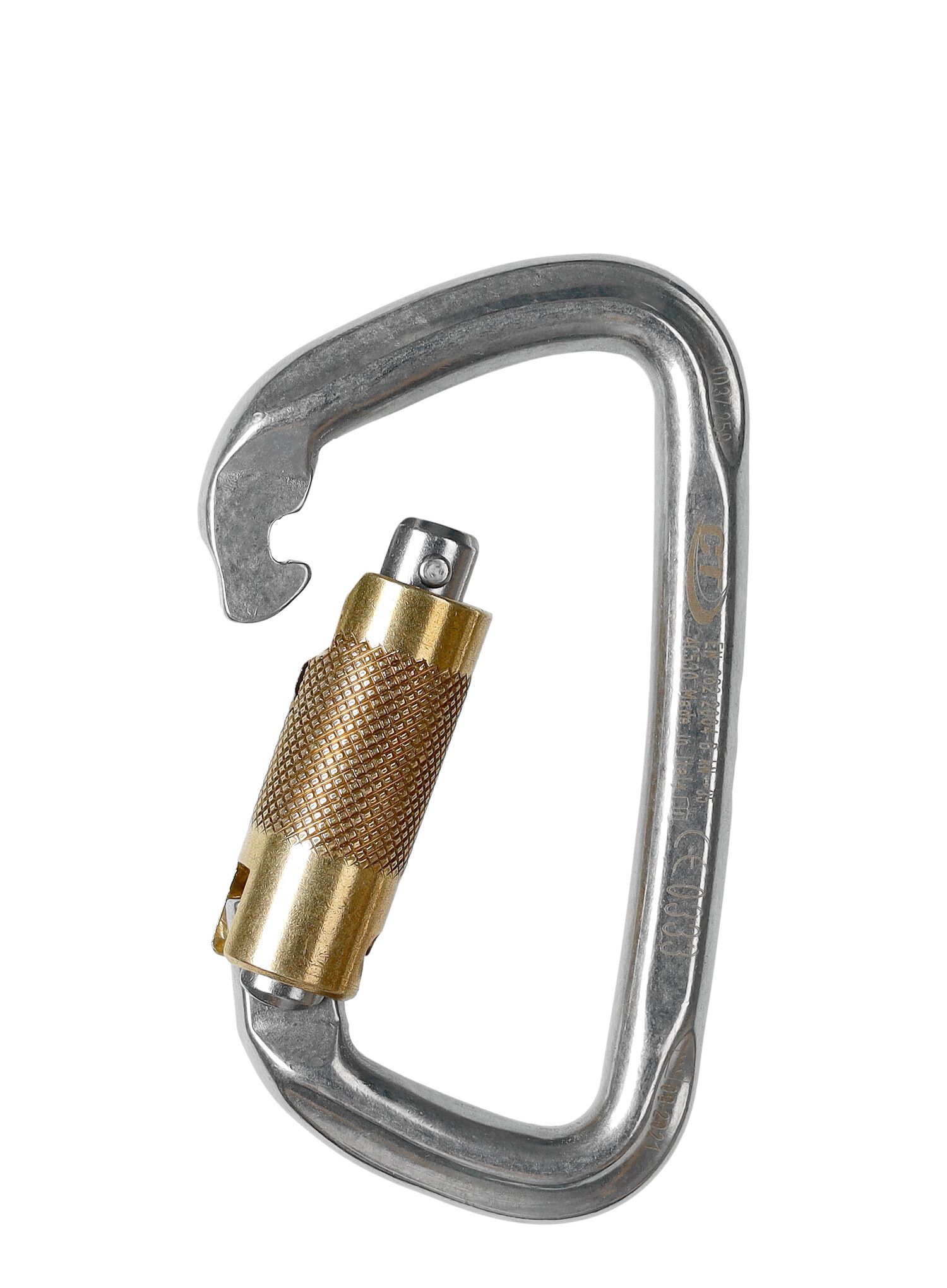 Катерачен карабинер Climbing Technology/SKYLOTEC D-Shape Stainless Steel TG - steel