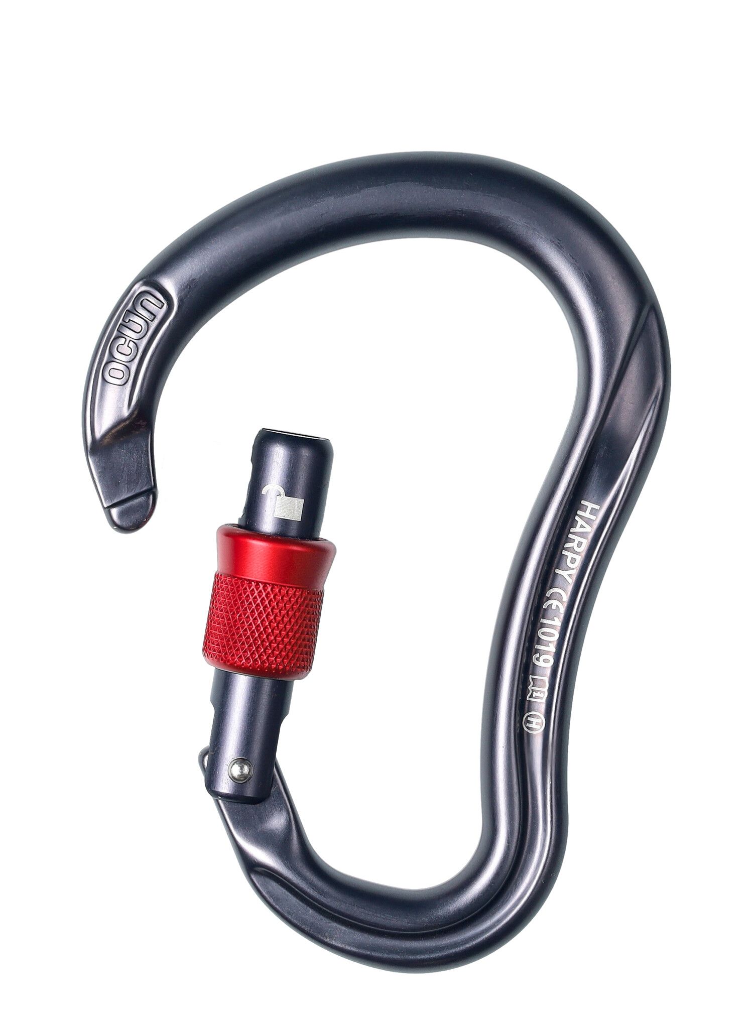 Катерачен карабинер Ocun Harpy HMS Screw - anthracite/red