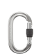 Катерачен карабинер Black Diamond Oval Keylock Screwgate Carabiner - polished