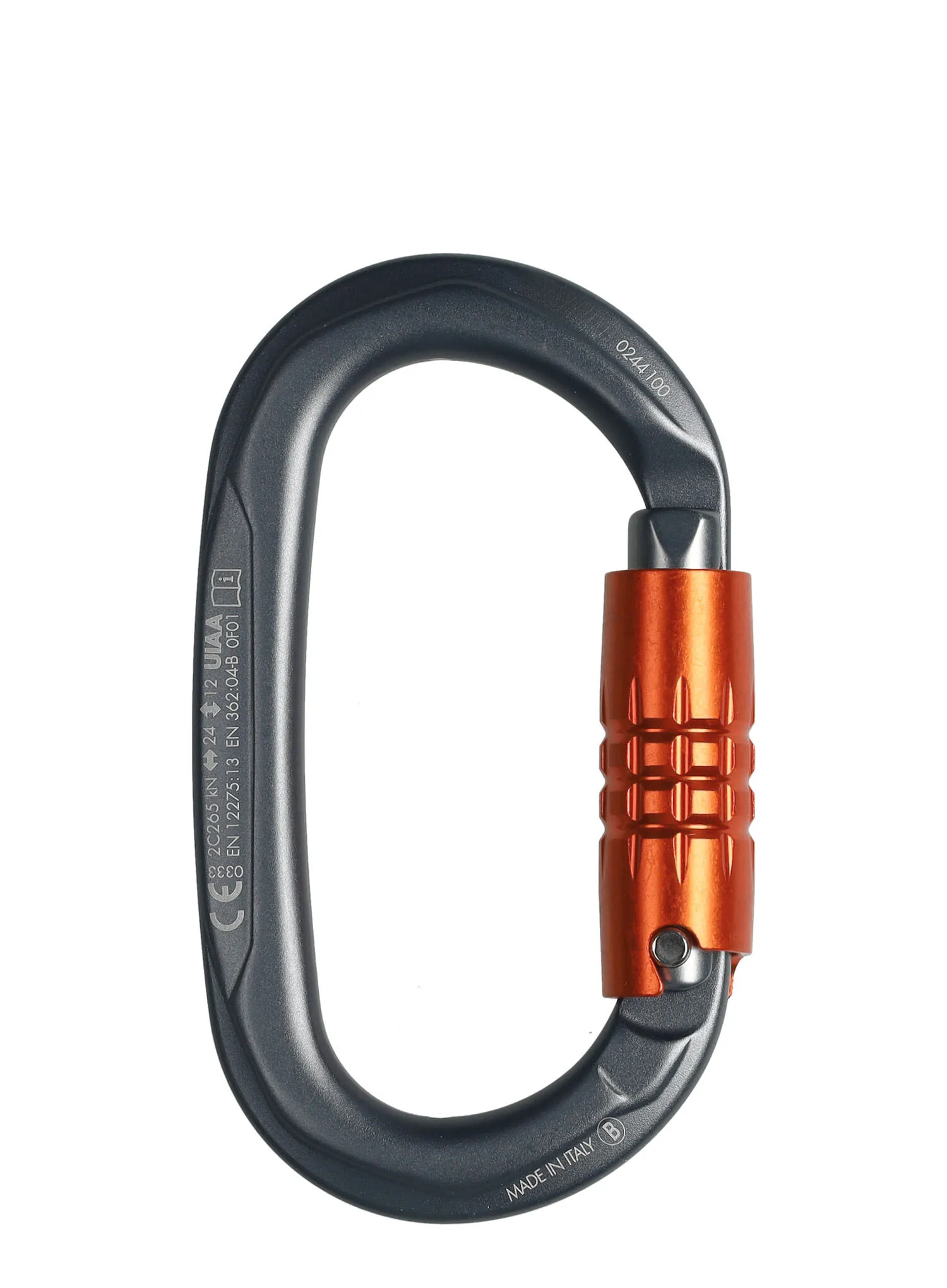 Катерачен карабинер SKYLOTEC Obx TG - orange/gret