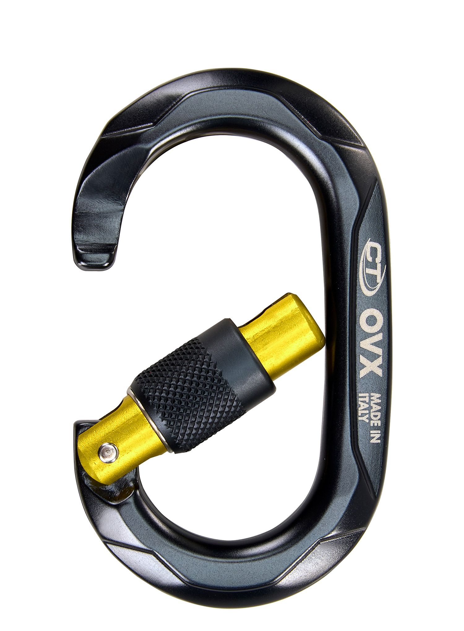 Катерачен карабинер Climbing Technology/SKYLOTEC OVX Carabiner - antharcite/gold