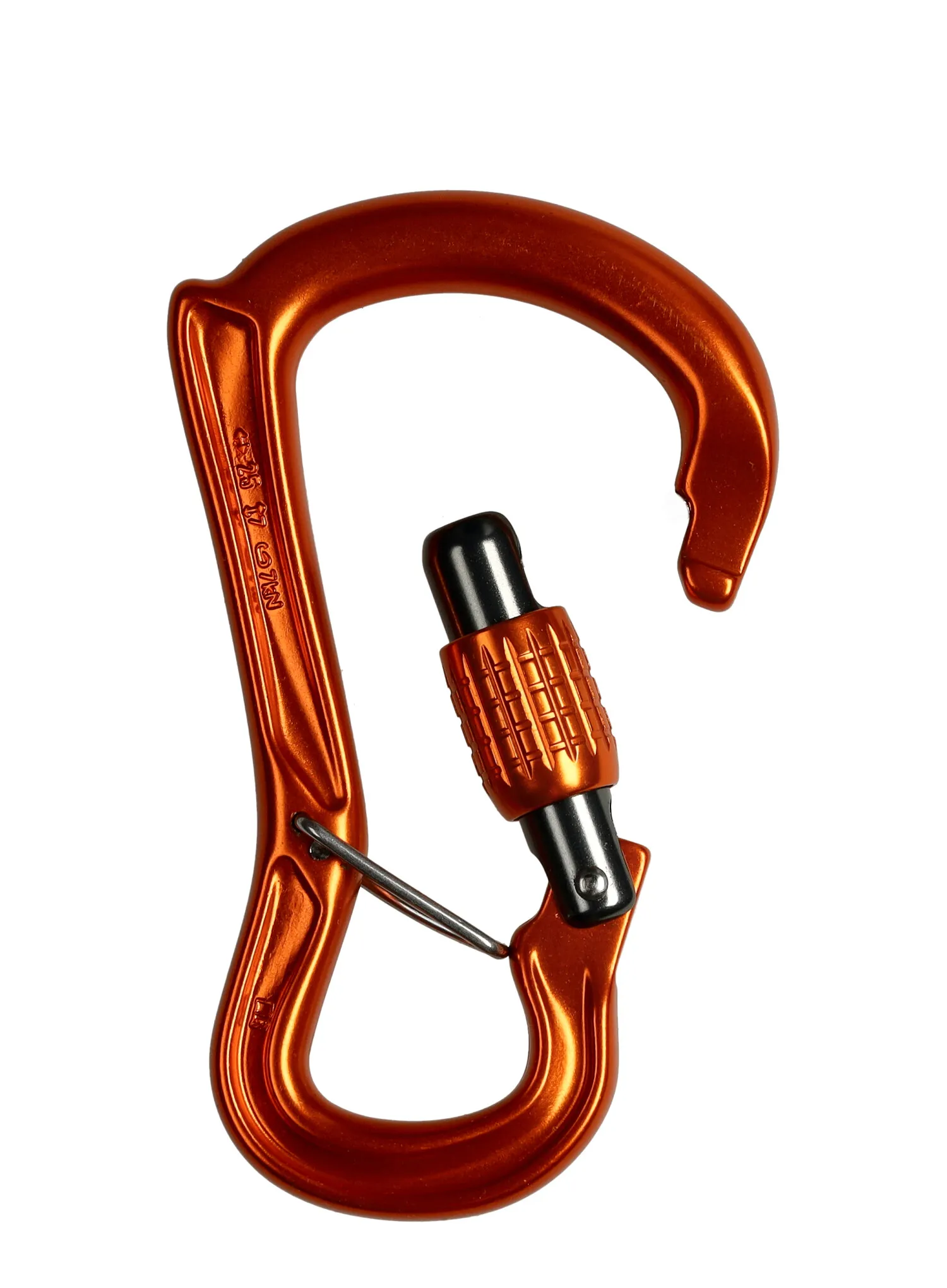 Катерачен карабинер DMM Ceros Screwgate - orange
