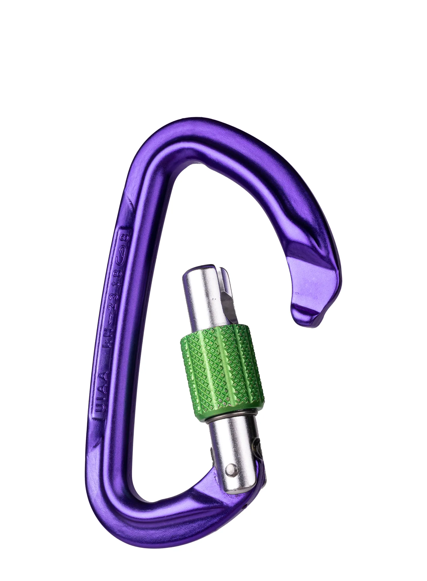 Катерачен карабинер Wild Country Session Screw Gate - purple/green