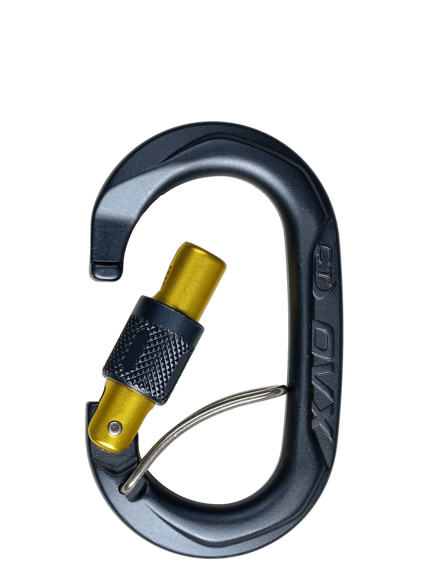 Карабинер с муфа Climbing Technology/SKYLOTEC OVX SGL - anthracite/mustard