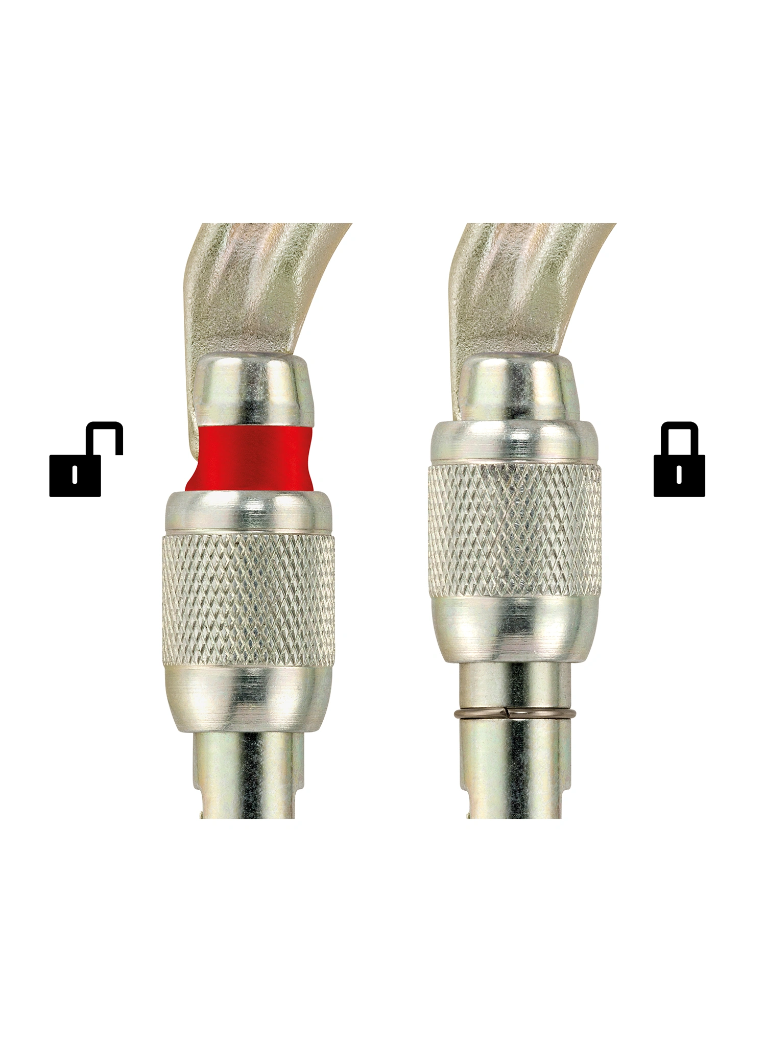 Карабинер с муфа Petzl Vulcan Screw-Lock