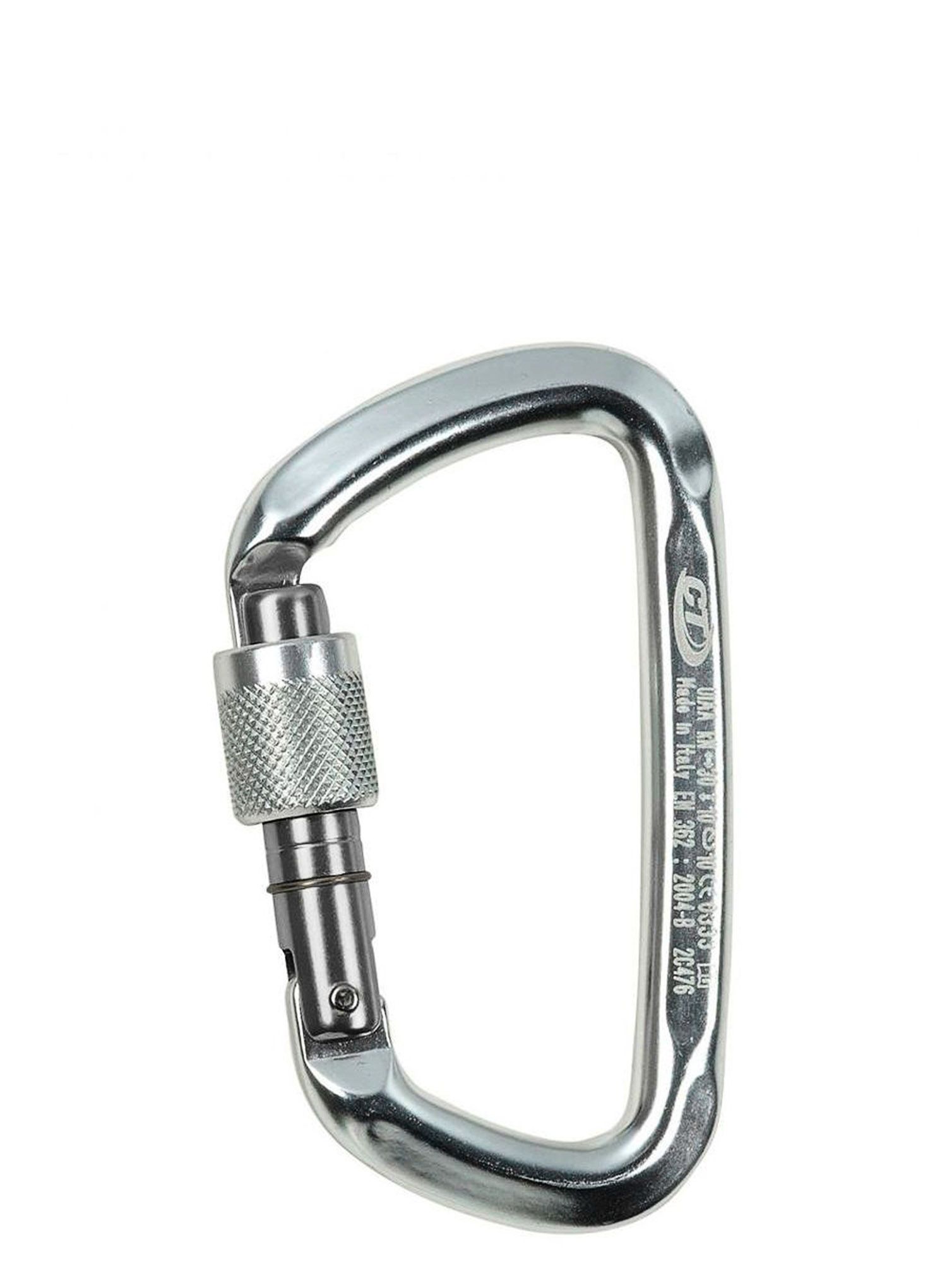 Катерачен карабинер Climbing Technology D-Shape CF SG - silver