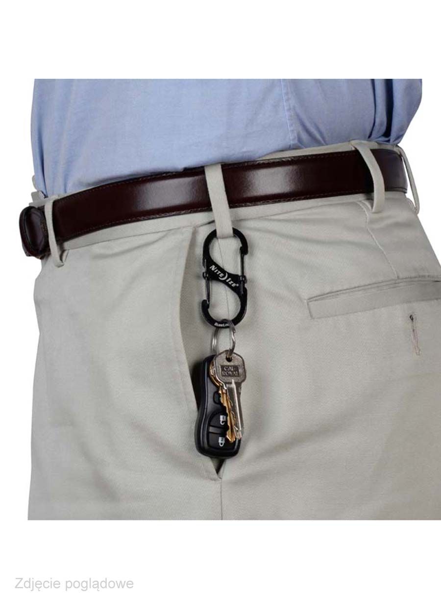 Карабинер за ключове Nite Ize S-Biner 2 Slide Lock - black