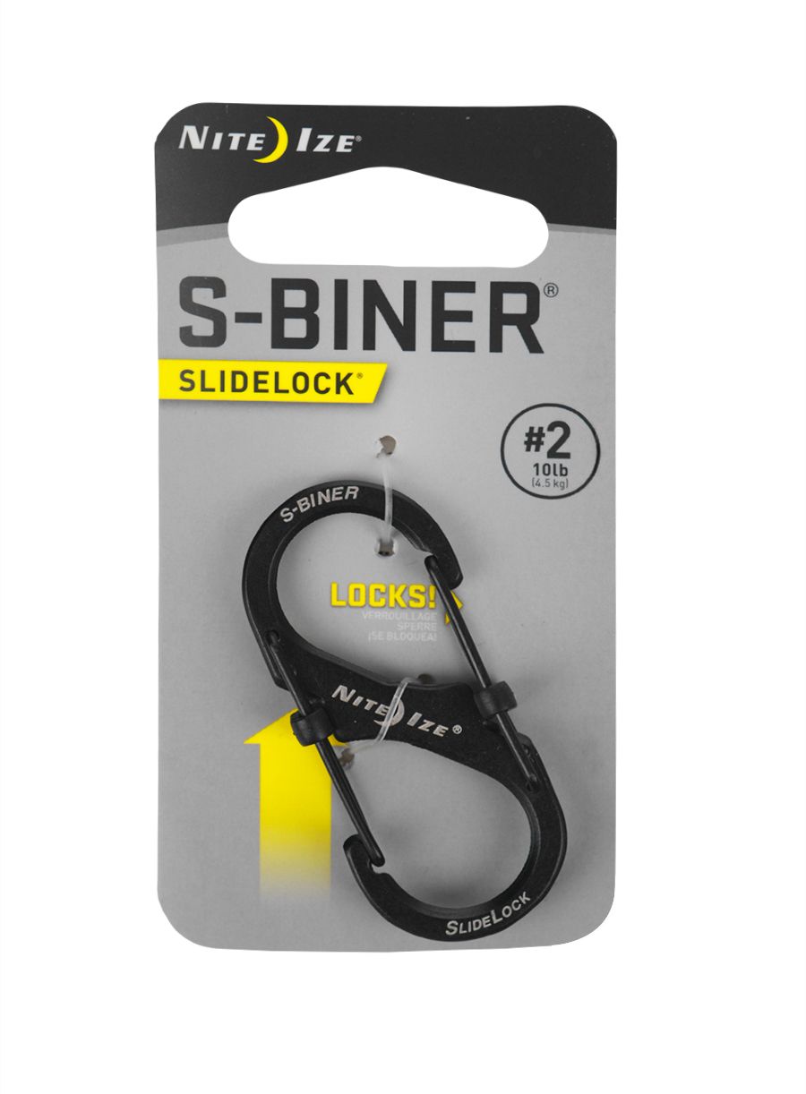 Карабинер за ключове Nite Ize S-Biner 2 Slide Lock - black