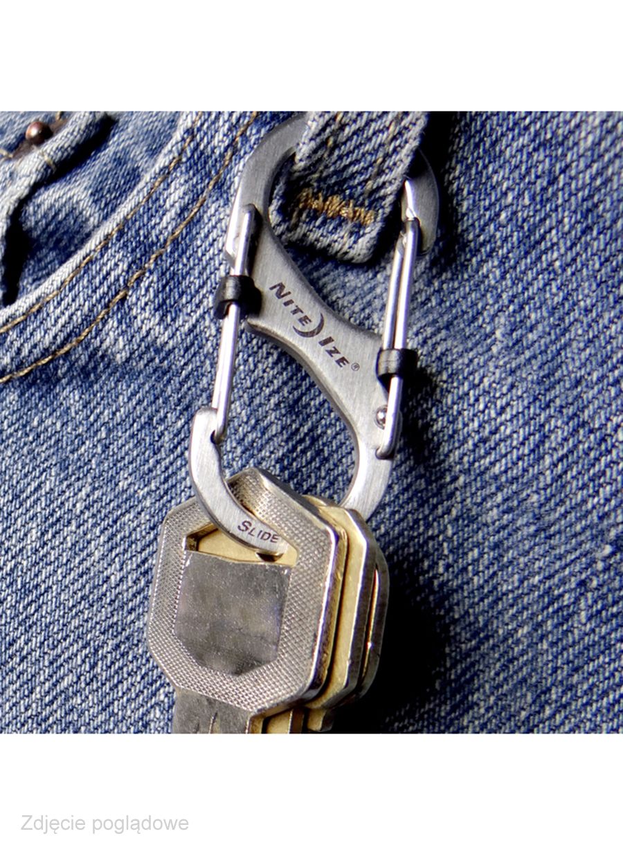 Карабинер Nite Ize S-Biner 2 Slide Lock - steel