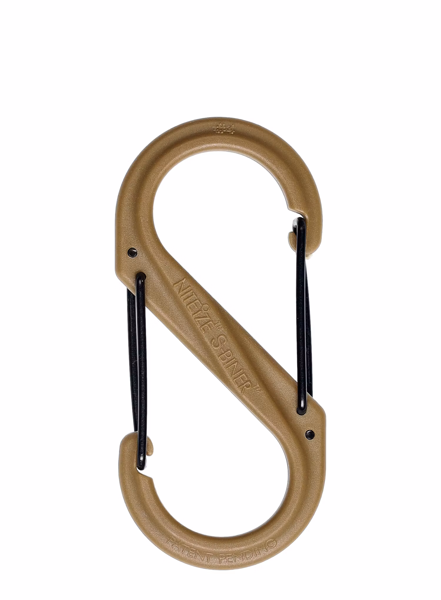 Карабинер за ключове Nite Ize S-Biner 4 Plastic Black Gate  - coyote