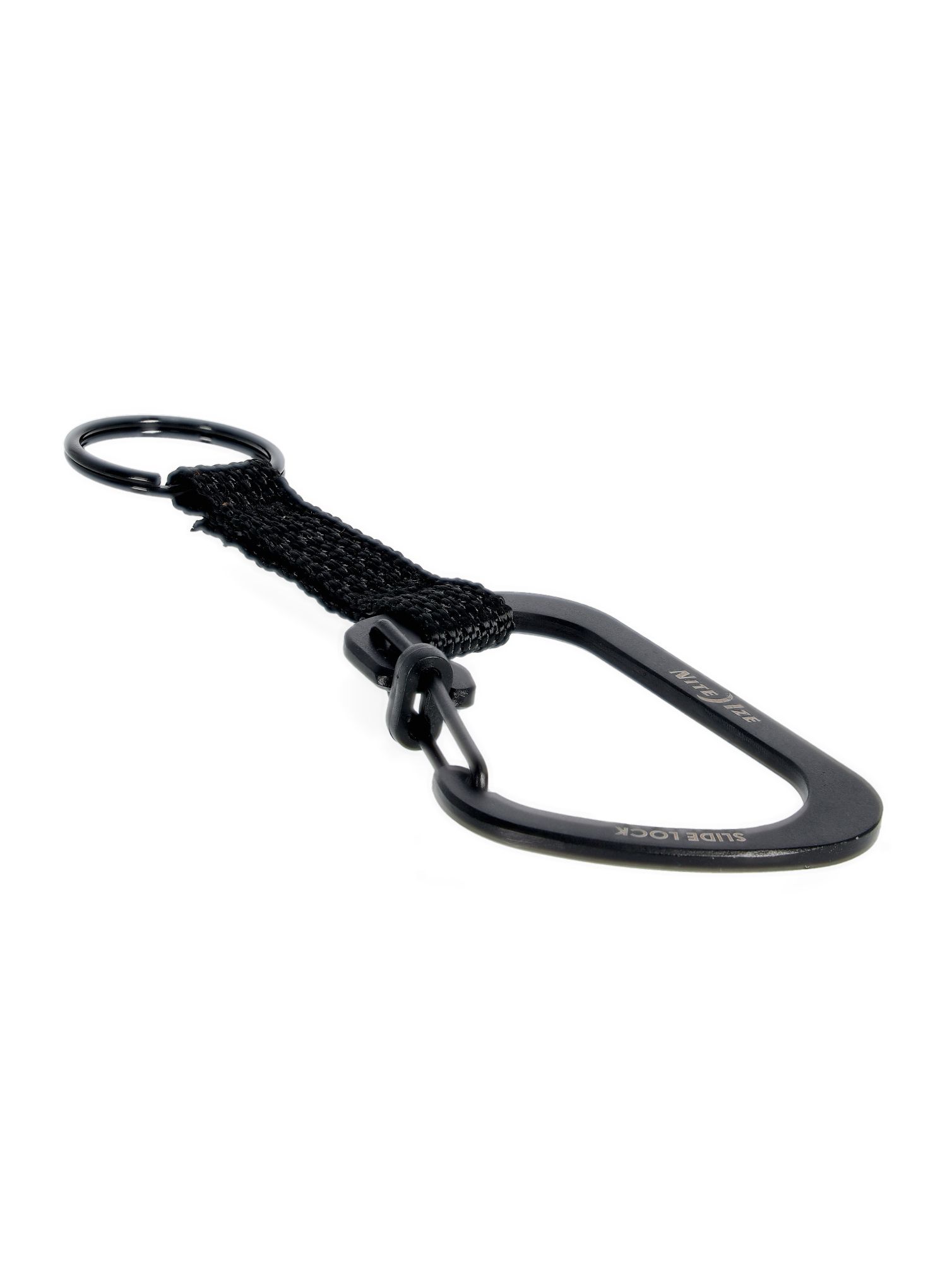 Карабинер за ключове Nite Ize SlideLock Key Ring 3 - black