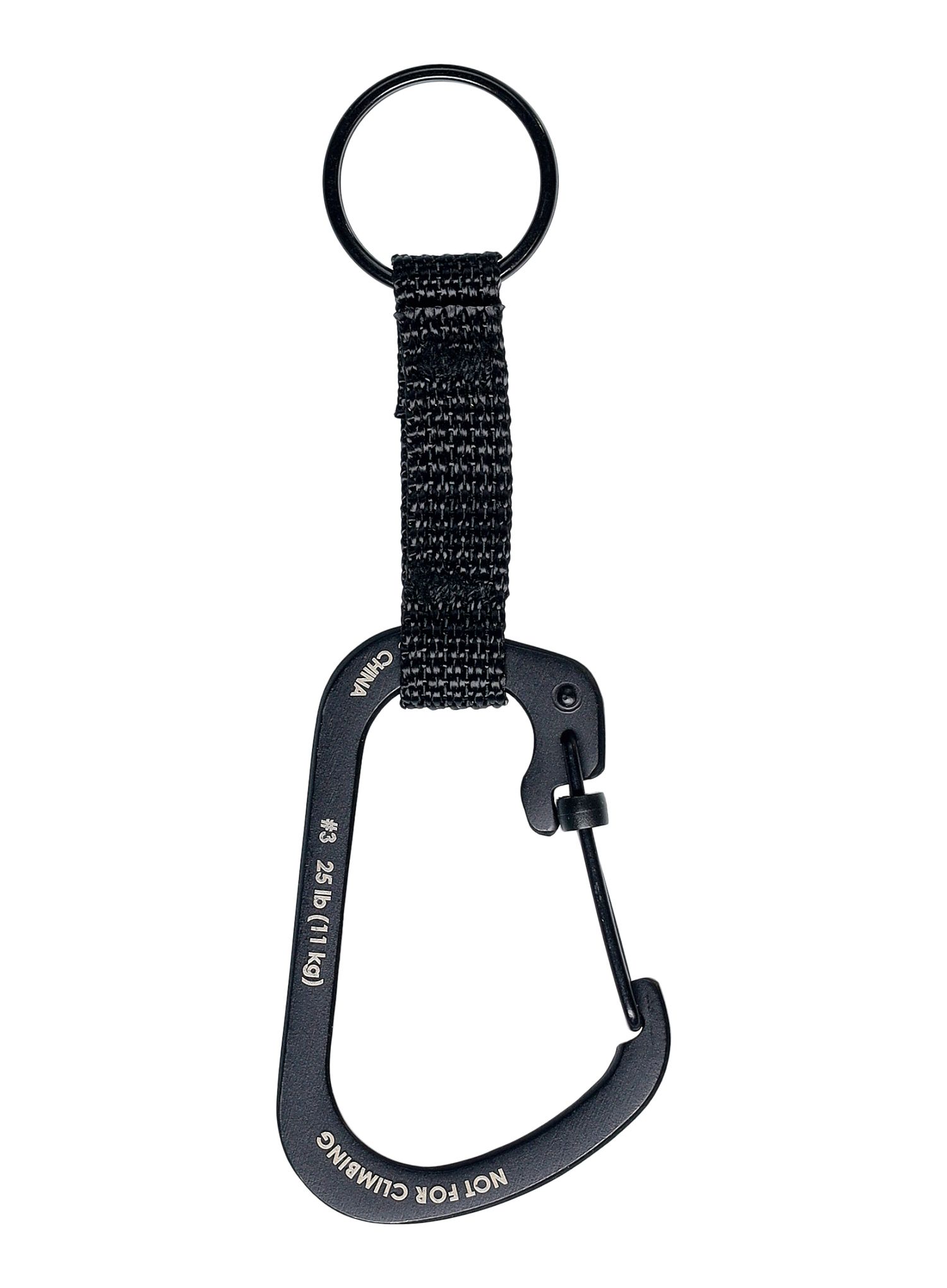 Карабинер за ключове Nite Ize SlideLock Key Ring 3 - black