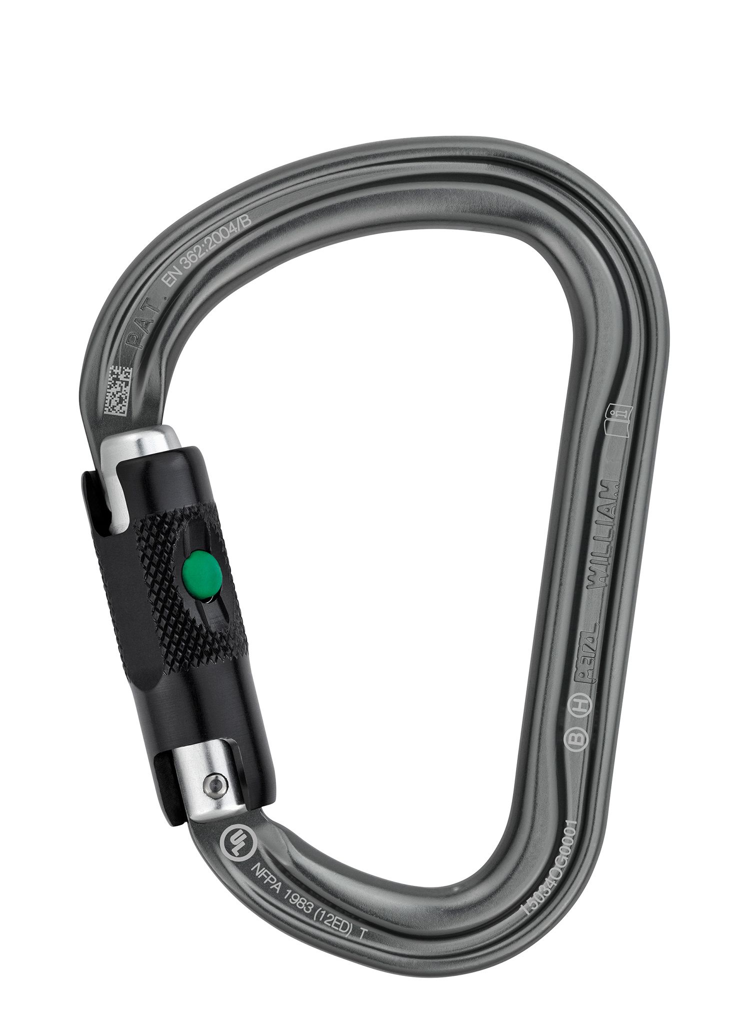 Катерачен карабинер Petzl William Ball-Lock - gray