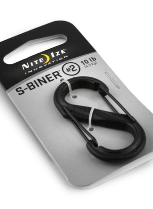 Карабинер за ключове Nite Ize S-Biner 2 Plastic Gate - black