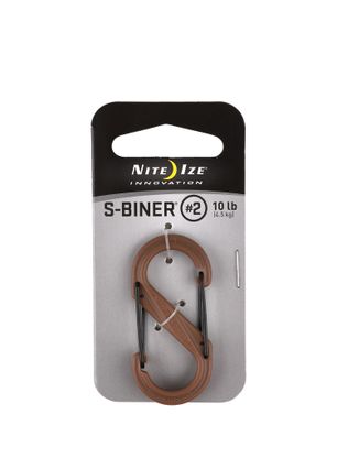 Карабинер за ключове Nite Ize S-Biner 2 Plastic Gate - coyote