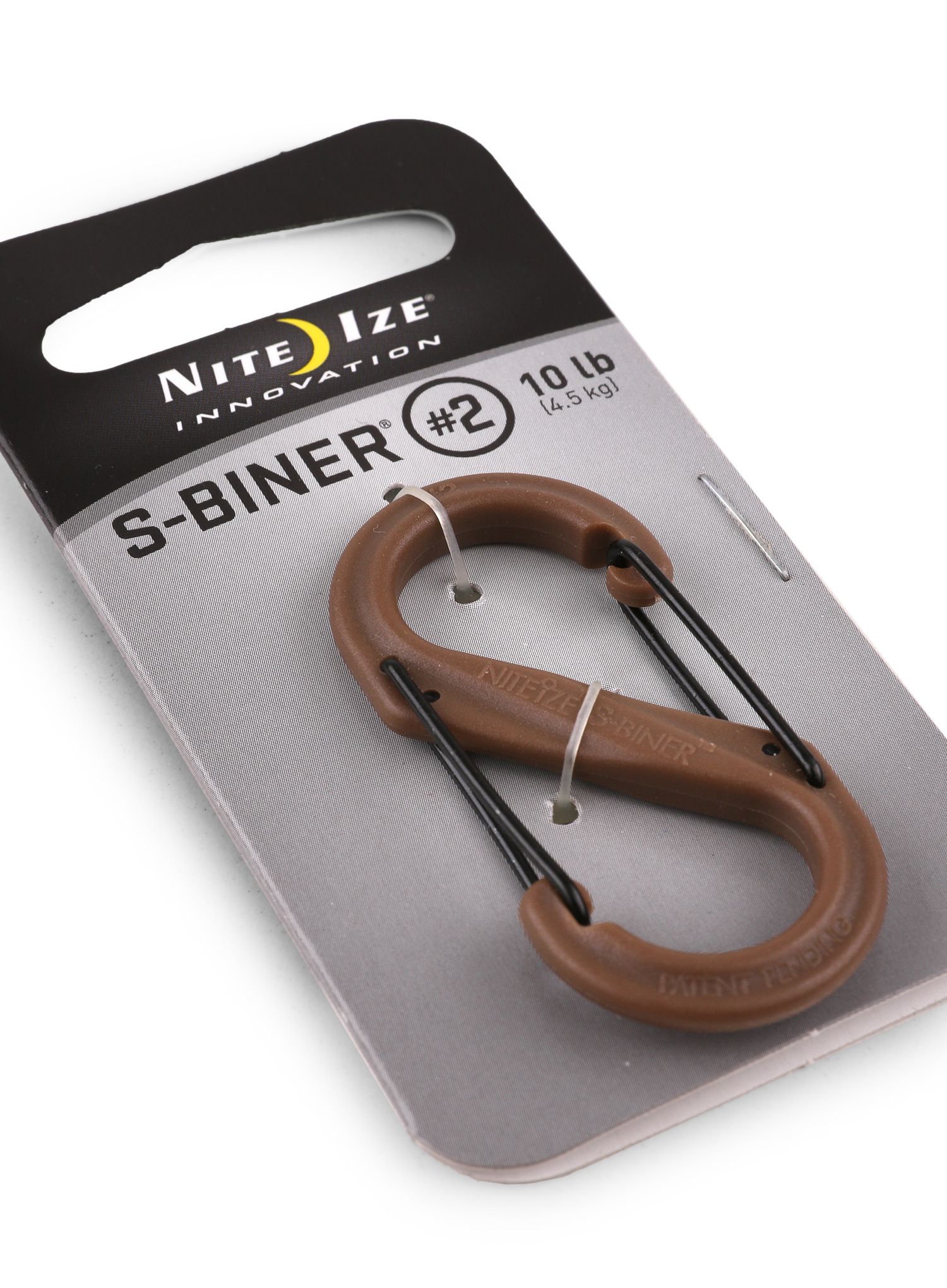 Карабинер за ключове Nite Ize S-Biner 2 Plastic Gate - coyote