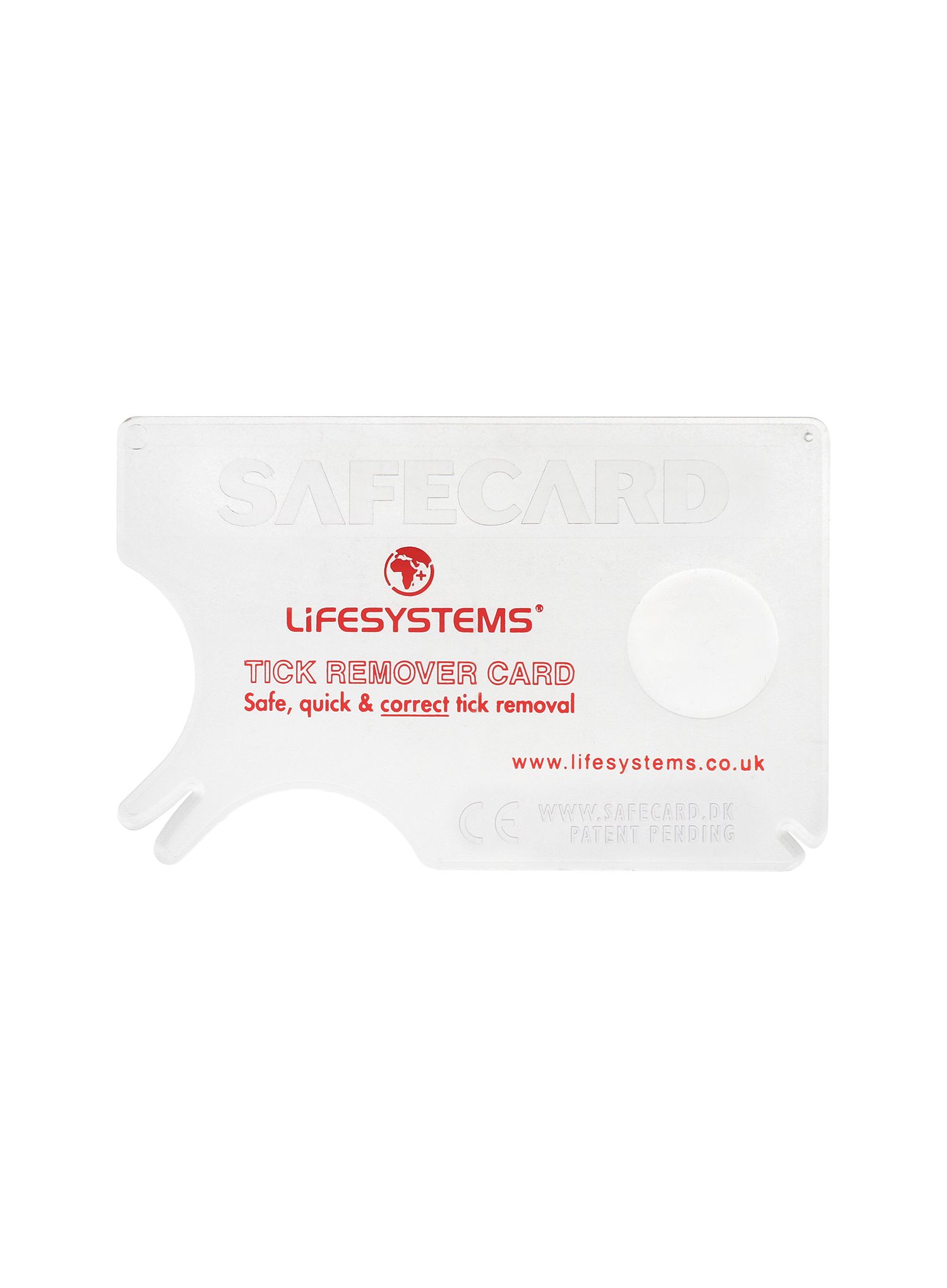 Уред за отстраняване на кърлежи Lifesystems Tick Remover Card