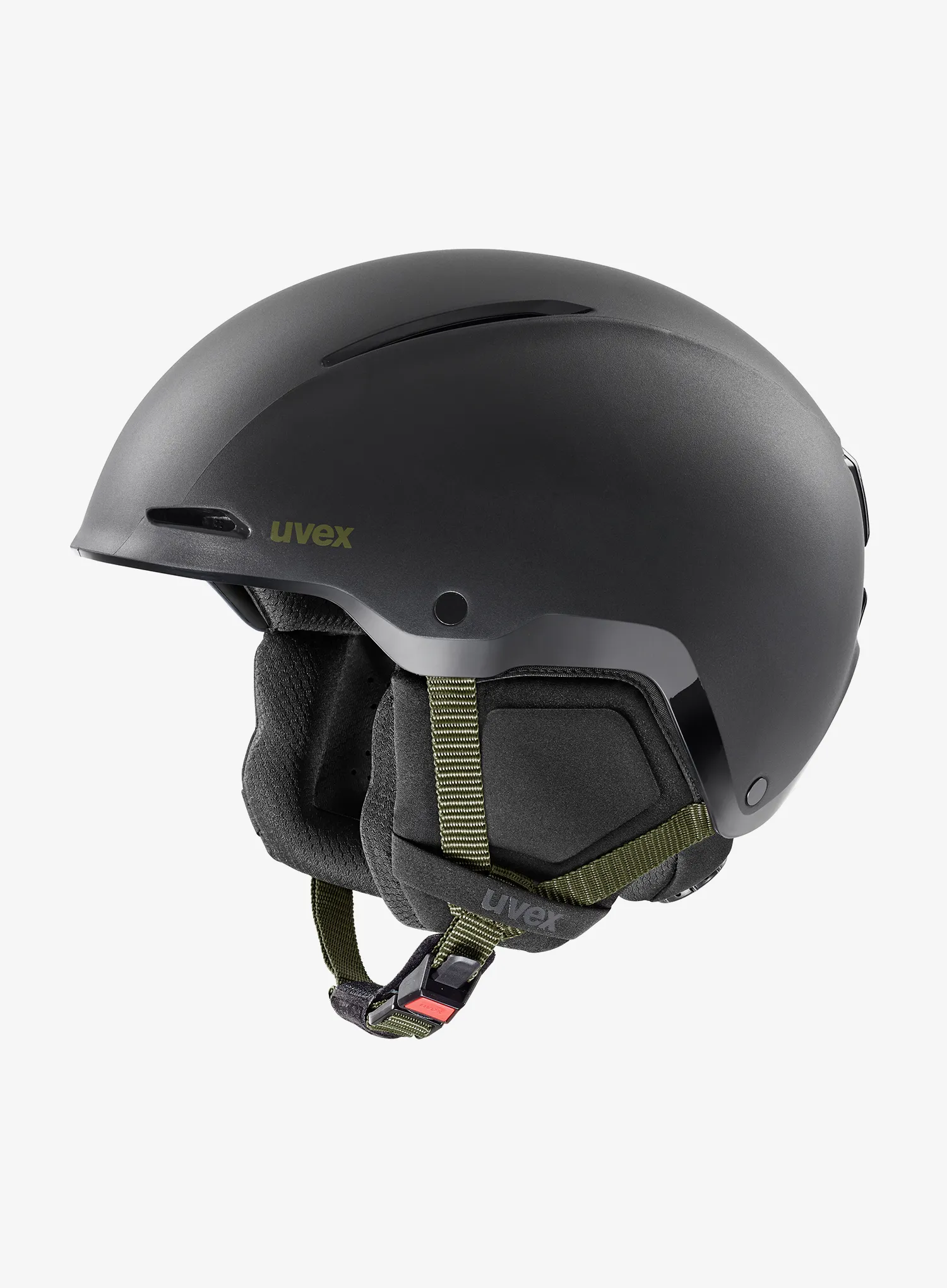 Скиорска каска Uvex Monte Core - black matt green