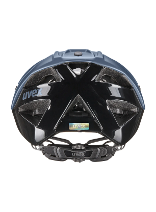 Велосипедна каска Uvex Quatro CC - dusk blue/black matt
