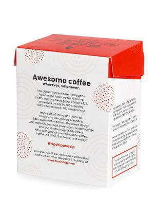 Кафе в пакетчета Freshdrip - ethiopia medium strength