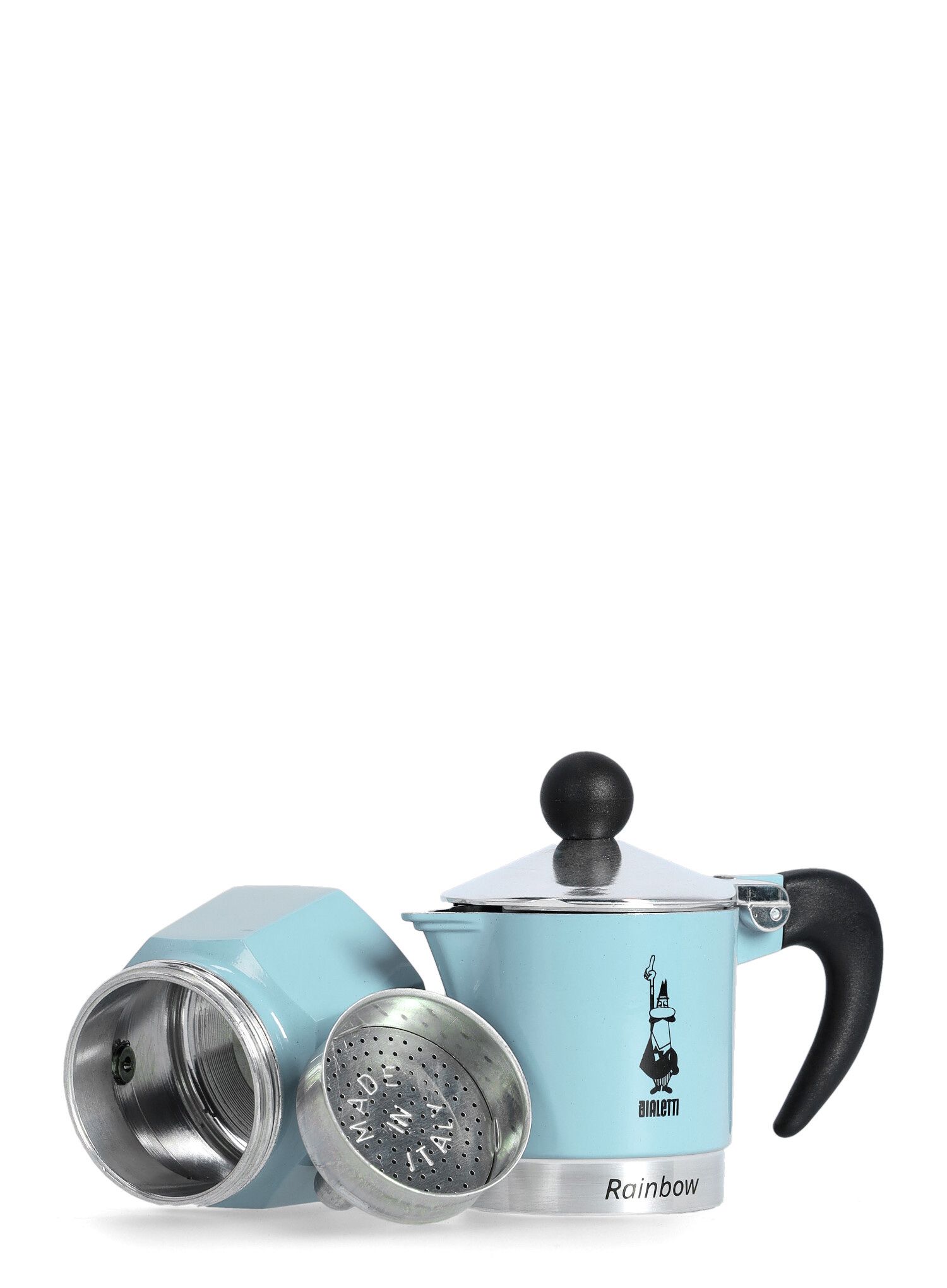 Туристическа кафеварка Bialetti Rainbow 1TZ - l.blue