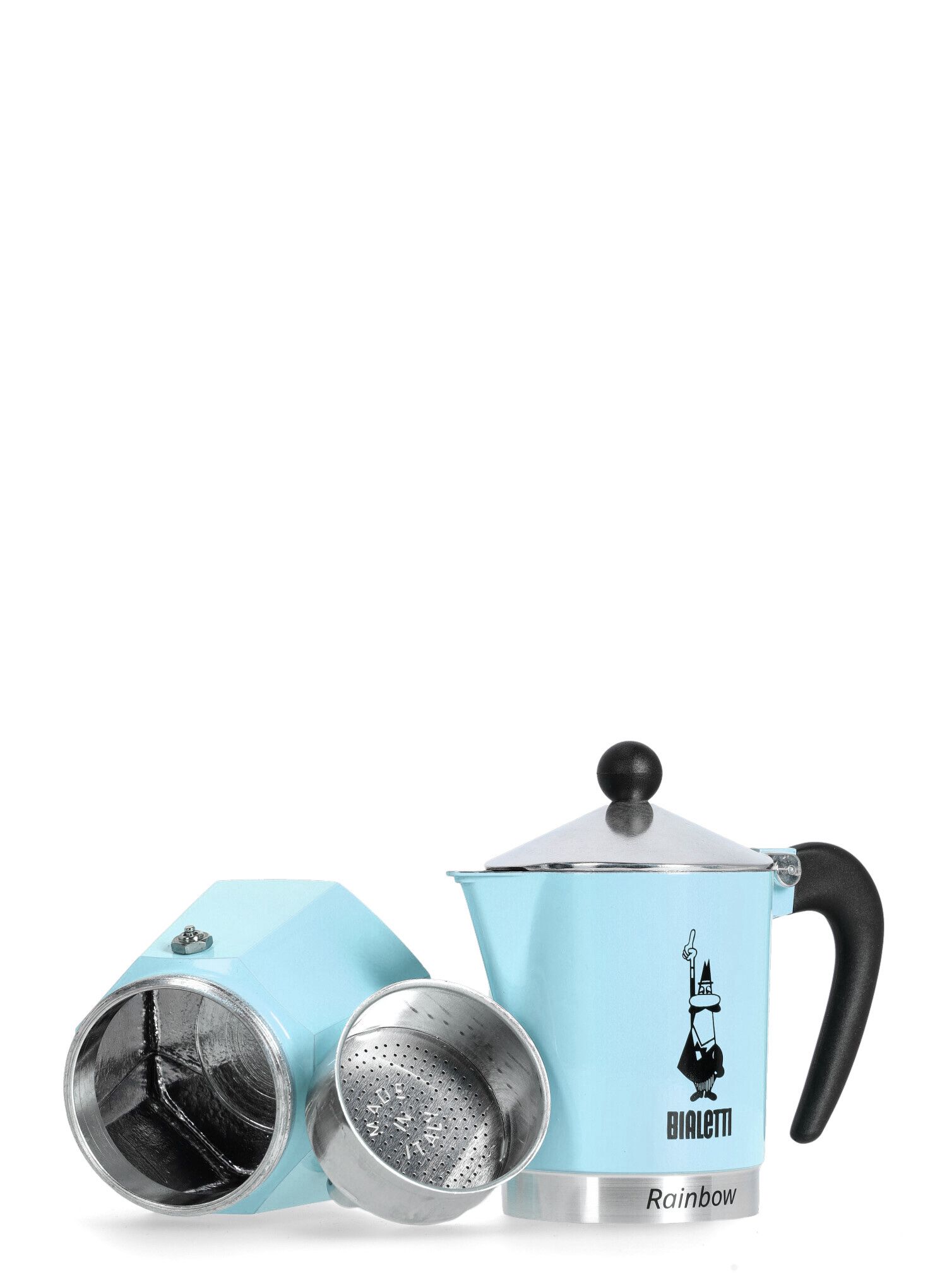 Туристическа кафеварка Bialetti Rainbow 6TZ - l.blue