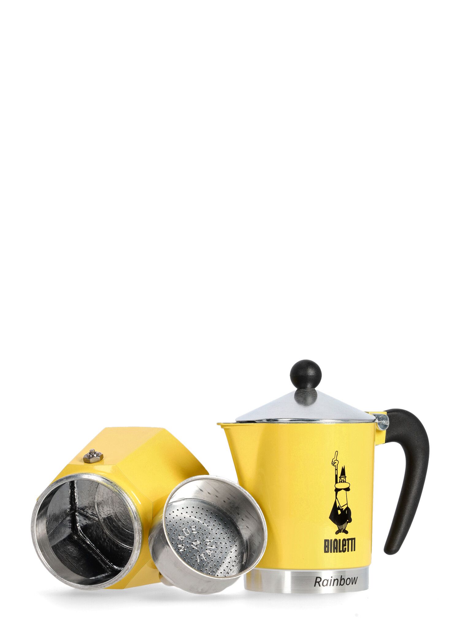 Туристическа кафеварка Bialetti Rainbow 6TZ - yellow