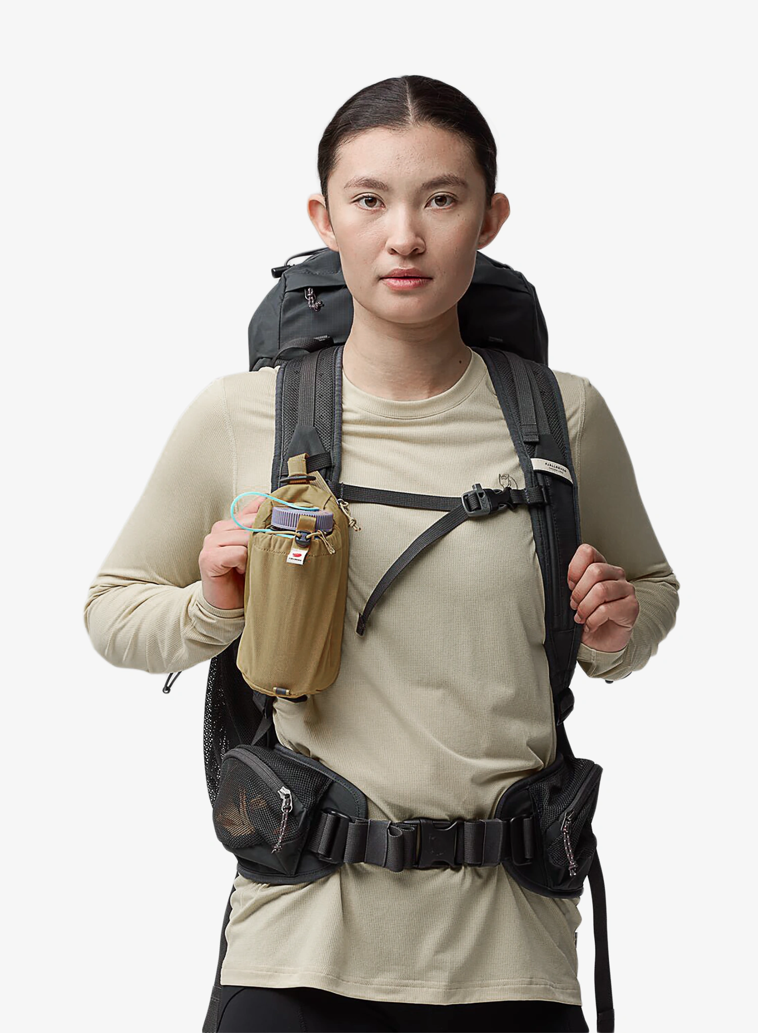 Джоб за бутилка Fjallraven Abisko Bottle Pocket - clay