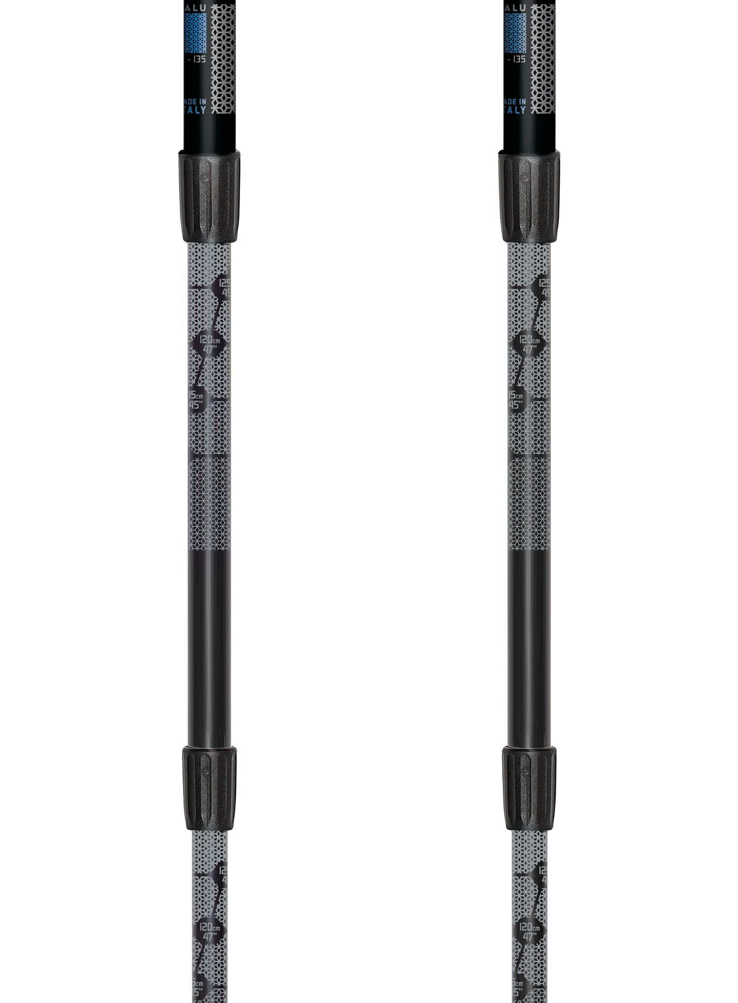Туристически щеки Masters Trekking Pole Summit Light Calu - black/sky blue