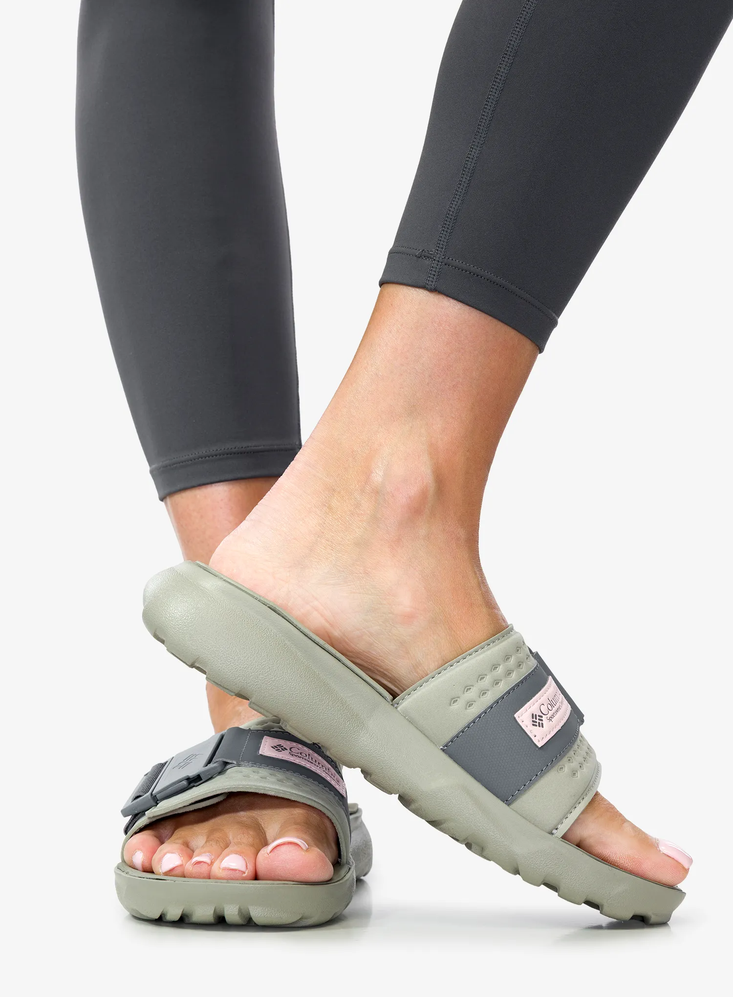 Дамски чехли Columbia Peakfreak Roam Slide - grey green/ti grey steel